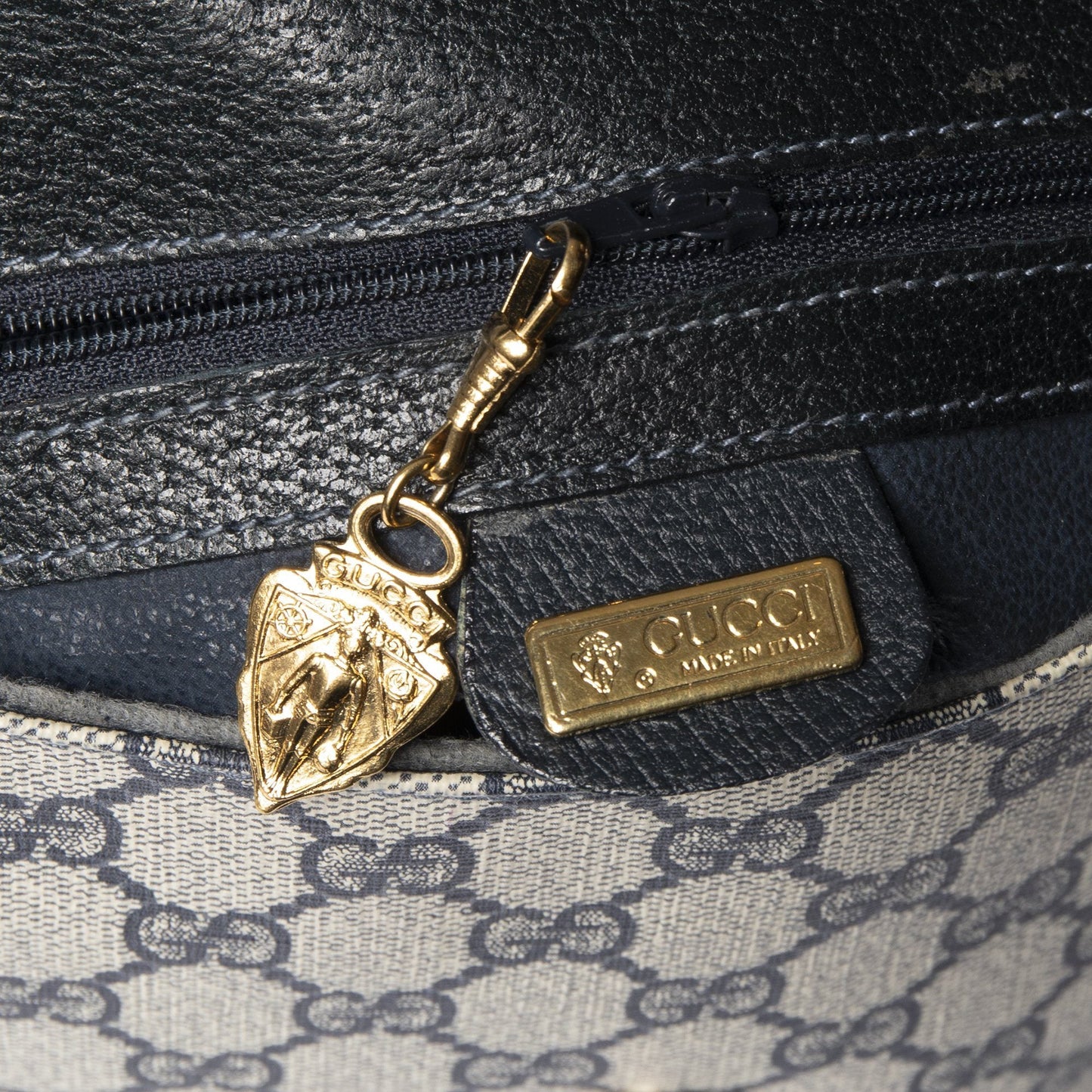 Gucci Vintage GG Plus Web Crossbody Bag