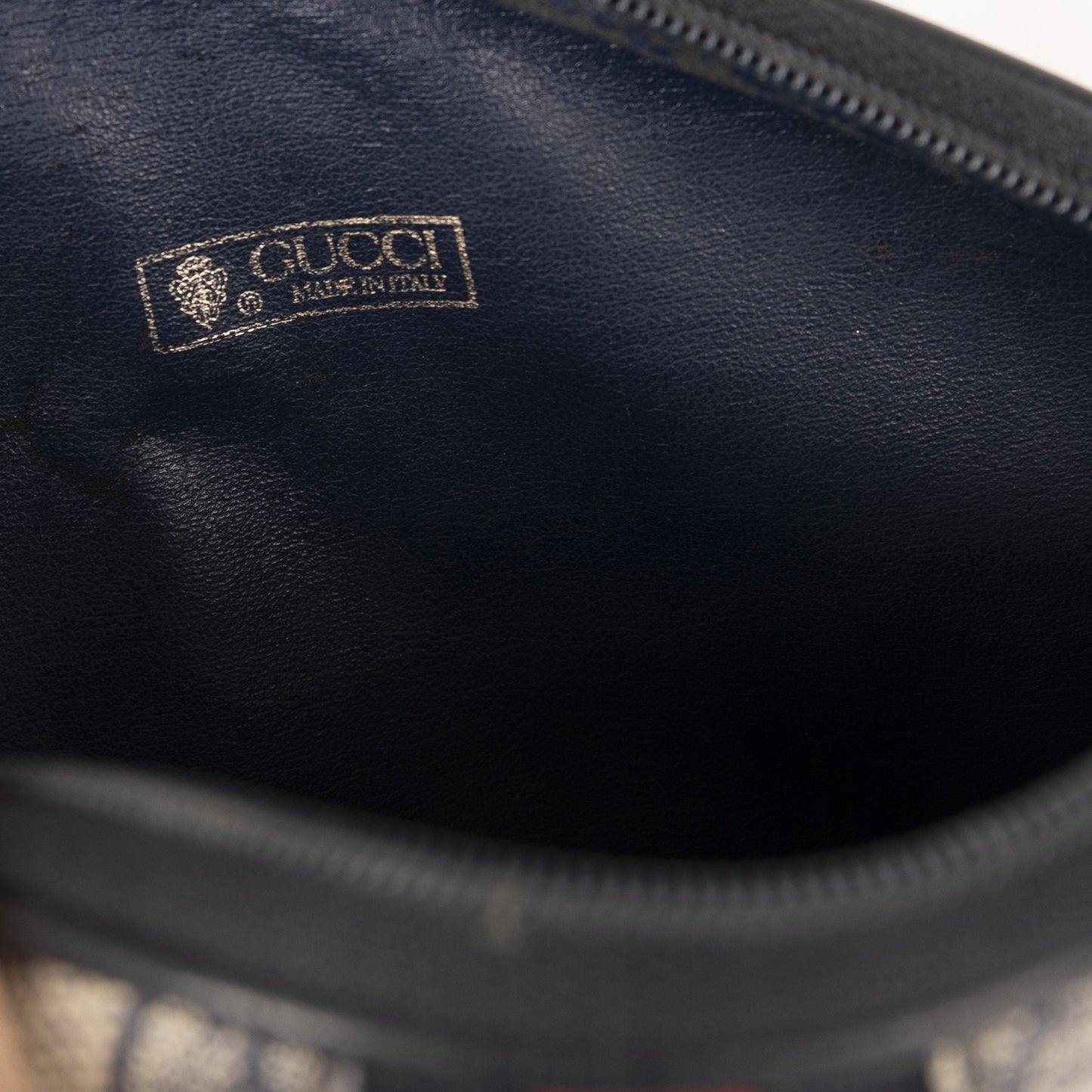 Gucci Vintage GG Plus Web Pouch