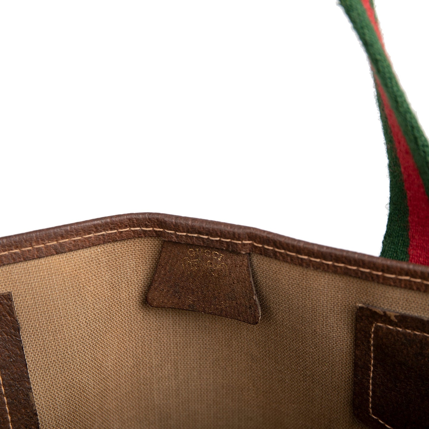 Gucci Vintage GG Plus Web Tote