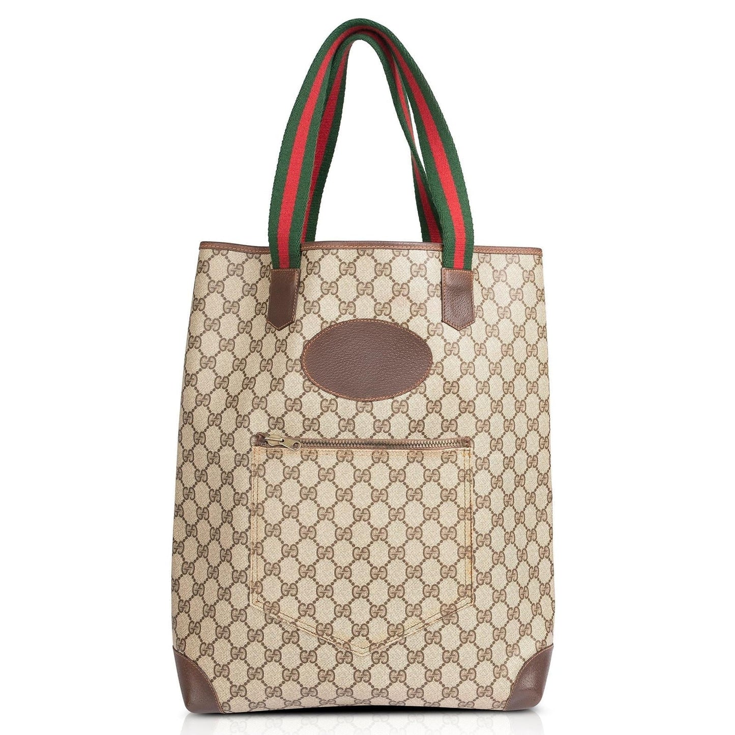 Gucci Vintage GG Plus Web Tote
