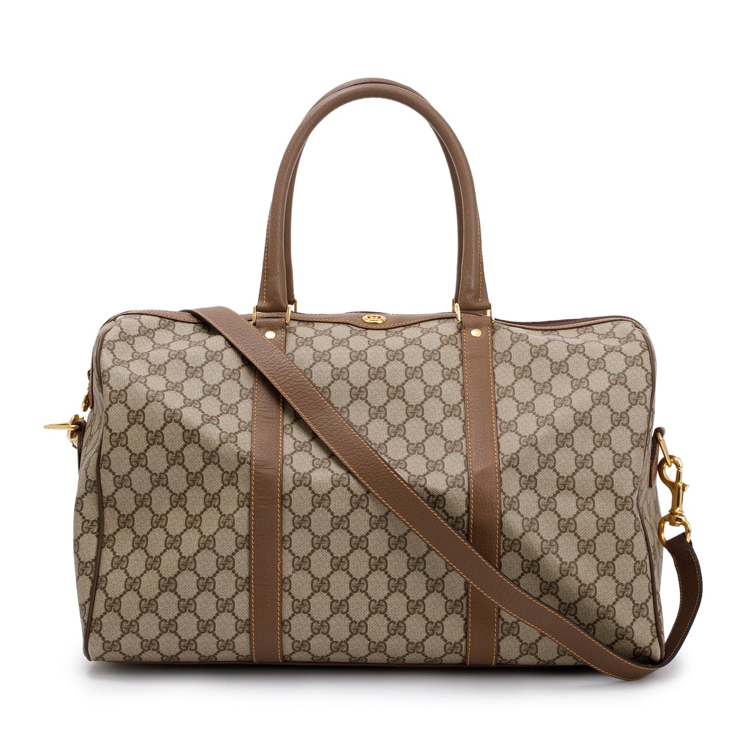 Gucci Vintage GG Supreme Interlocking G Duffle Bag