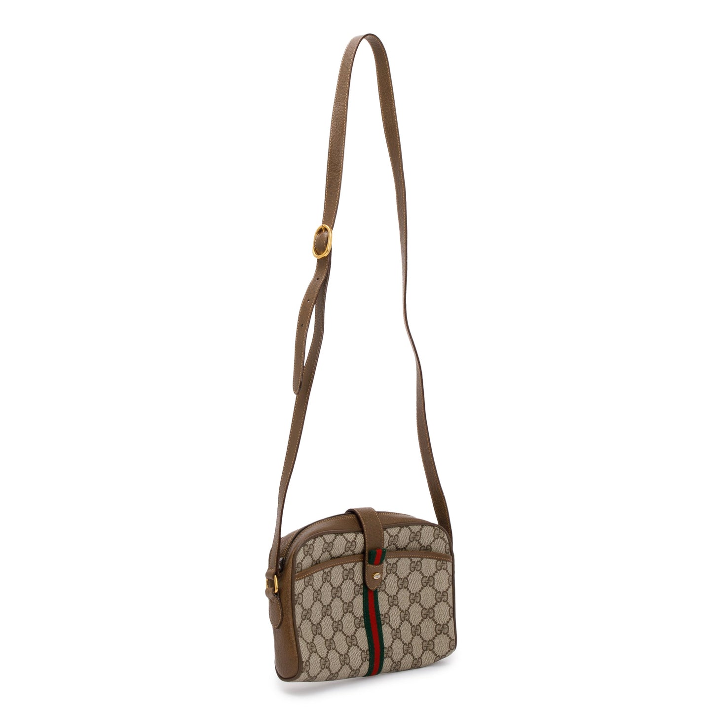 Gucci Vintage GG Supreme Web Crossbody Bag