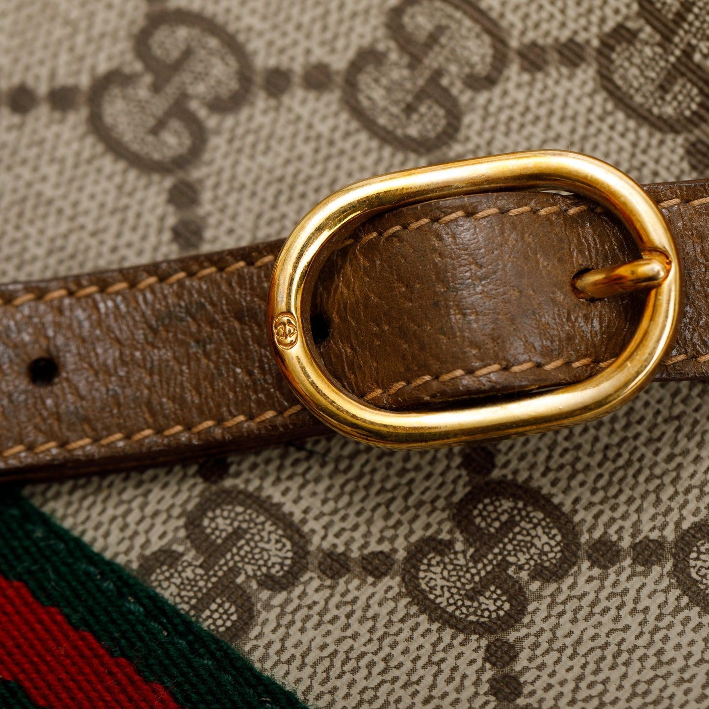 Gucci Vintage GG Supreme Web Crossbody Bag