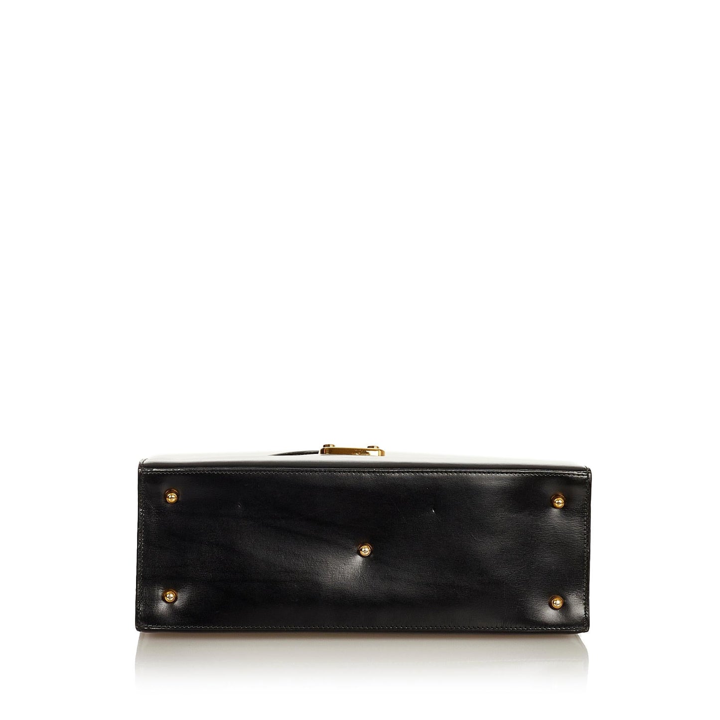 Gucci Vintage Lady Lock Leather Satchel (SHG-25844)