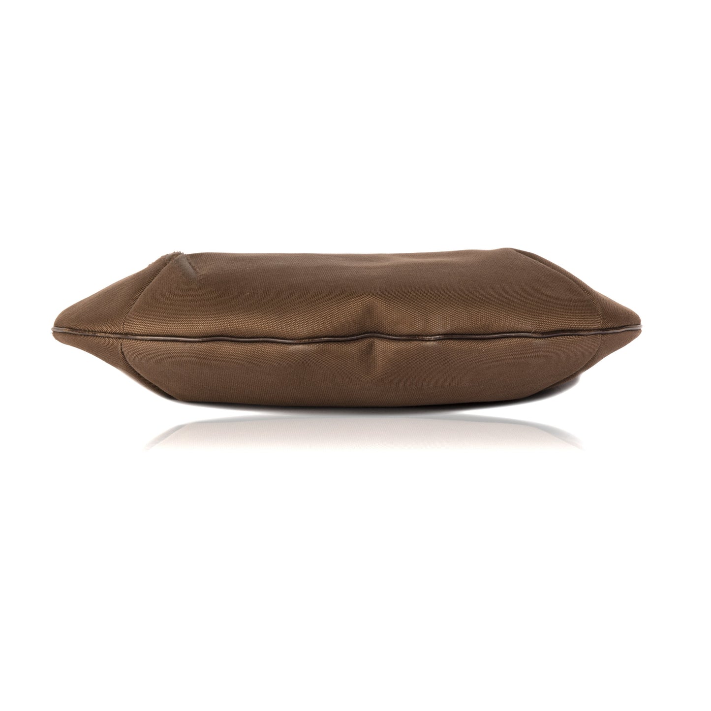 Gucci Vintage Leather-Trimmed Canvas Hobo