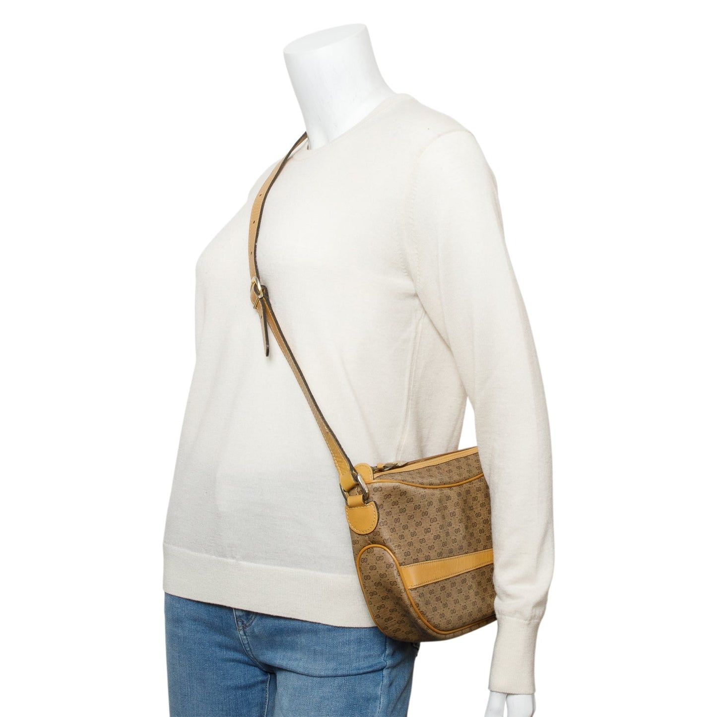 Gucci Vintage Micro GG Plus Crossbody Bag