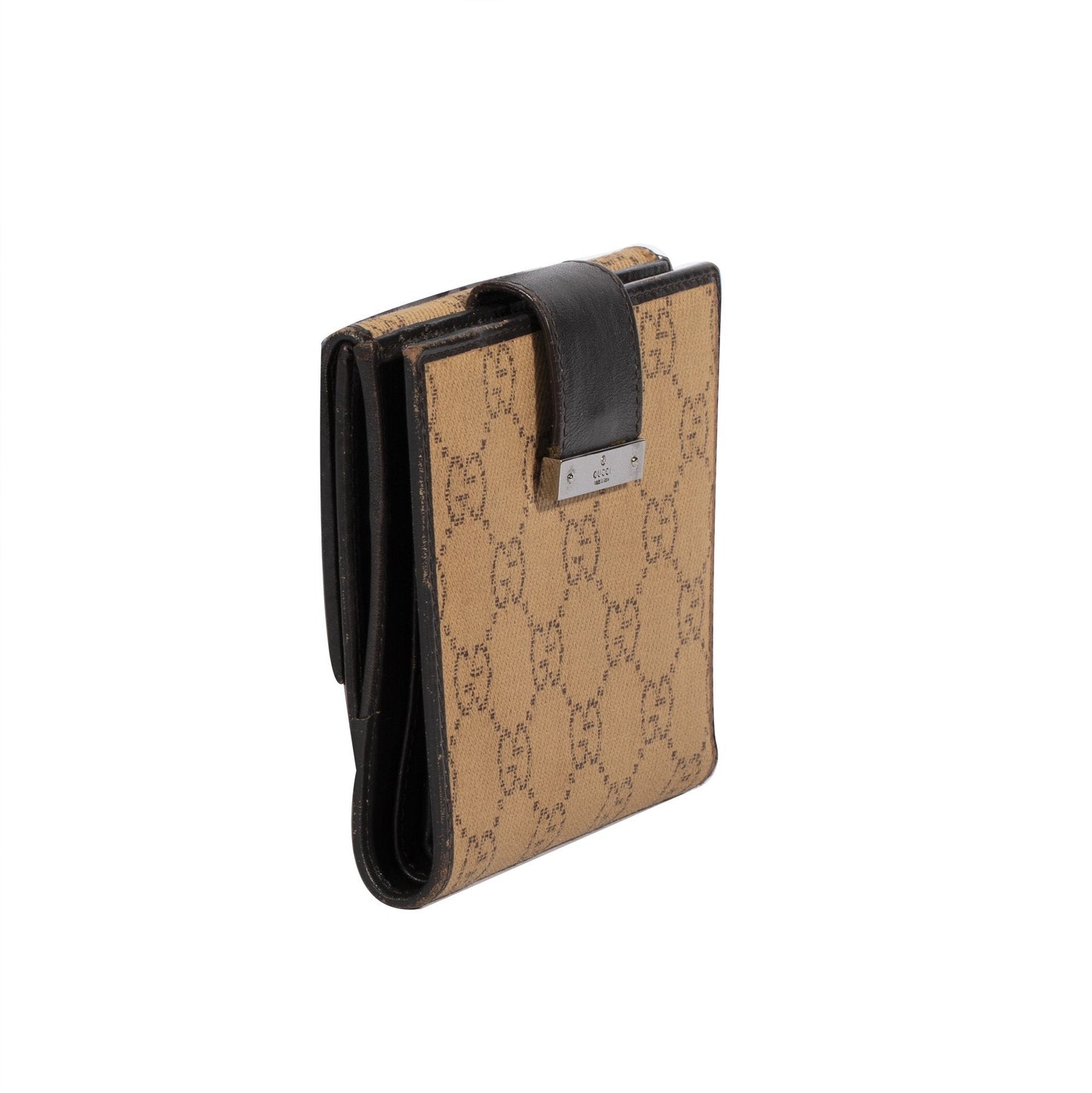 Gucci Vintage Monogram Compact Wallet