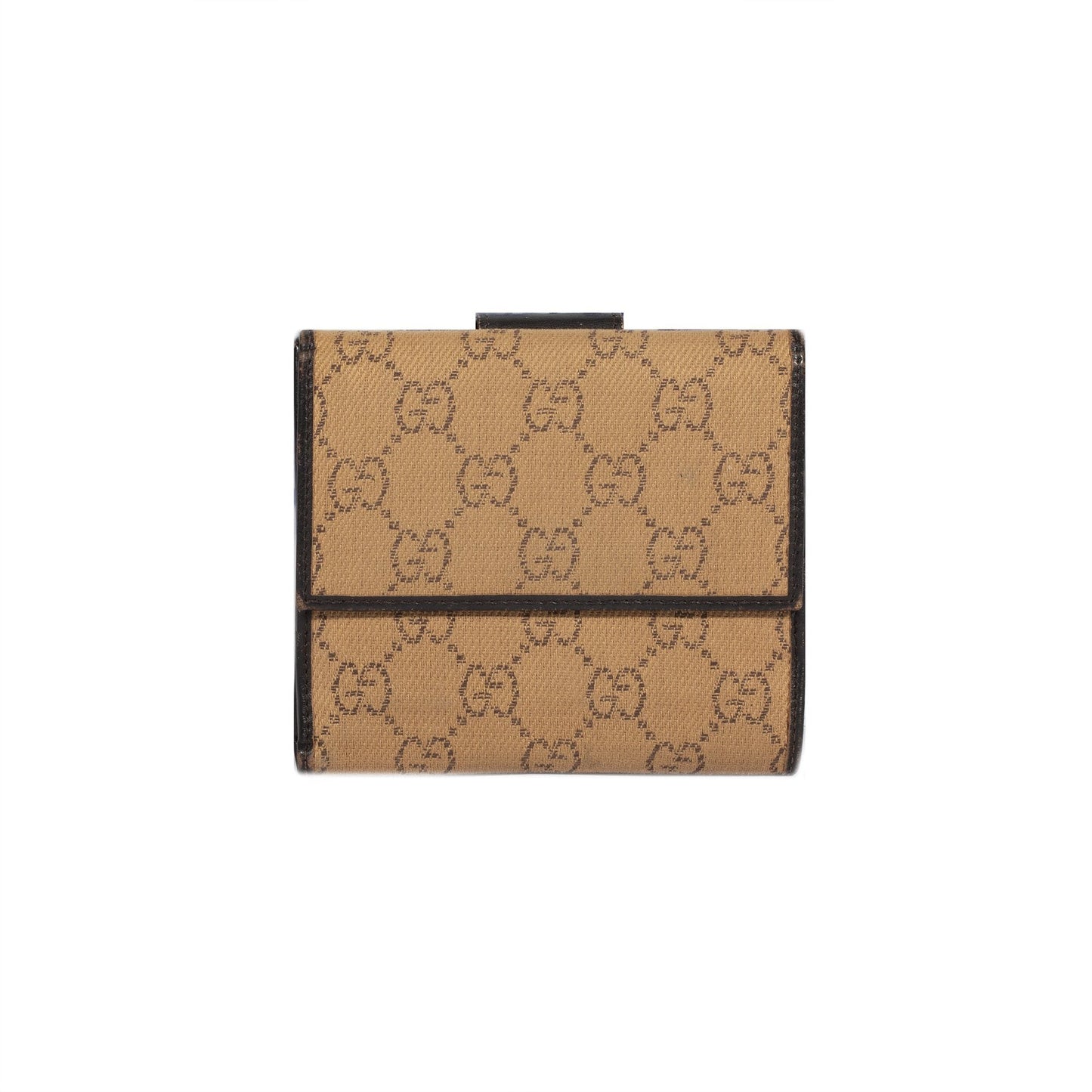 Gucci Vintage Monogram Compact Wallet