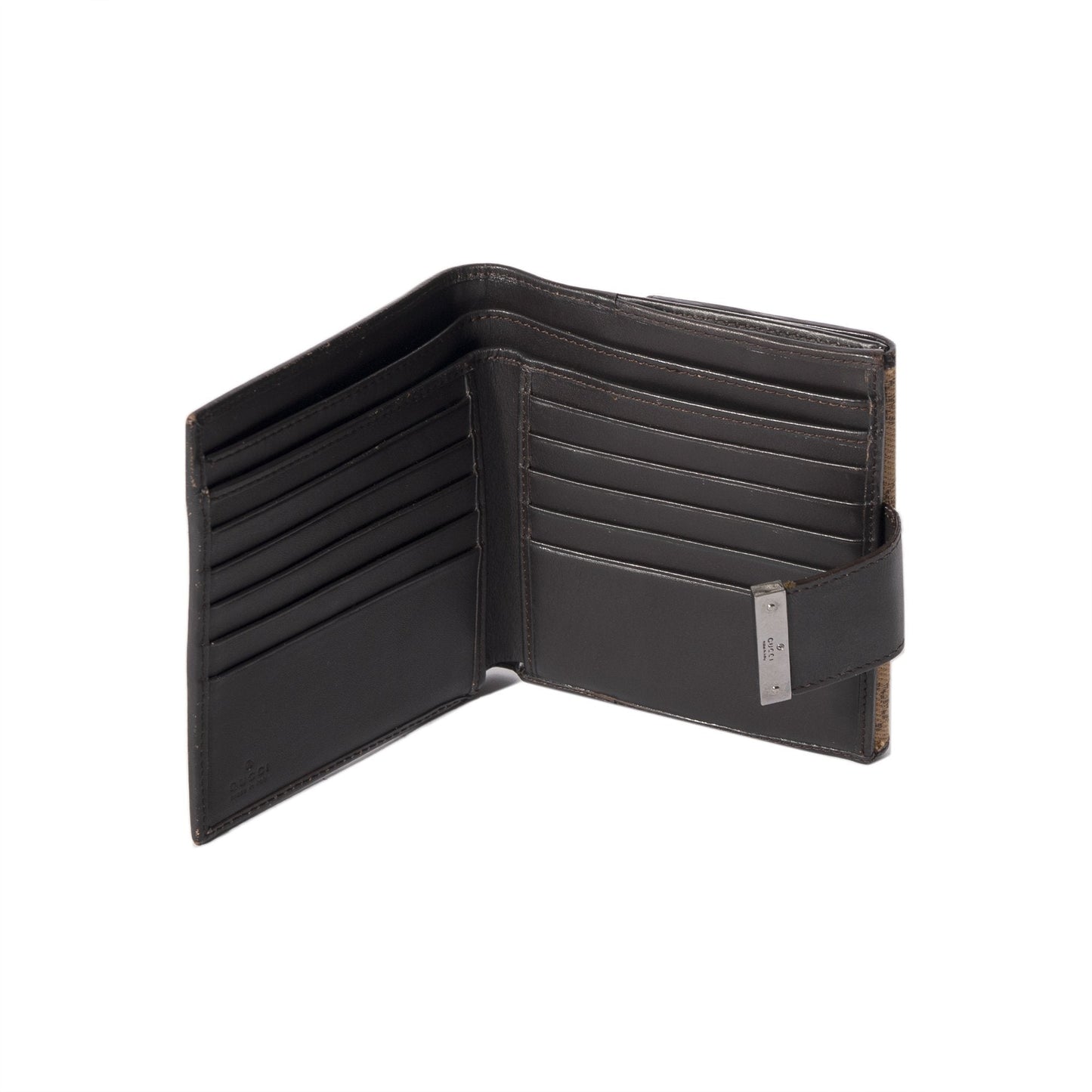 Gucci Vintage Monogram Compact Wallet