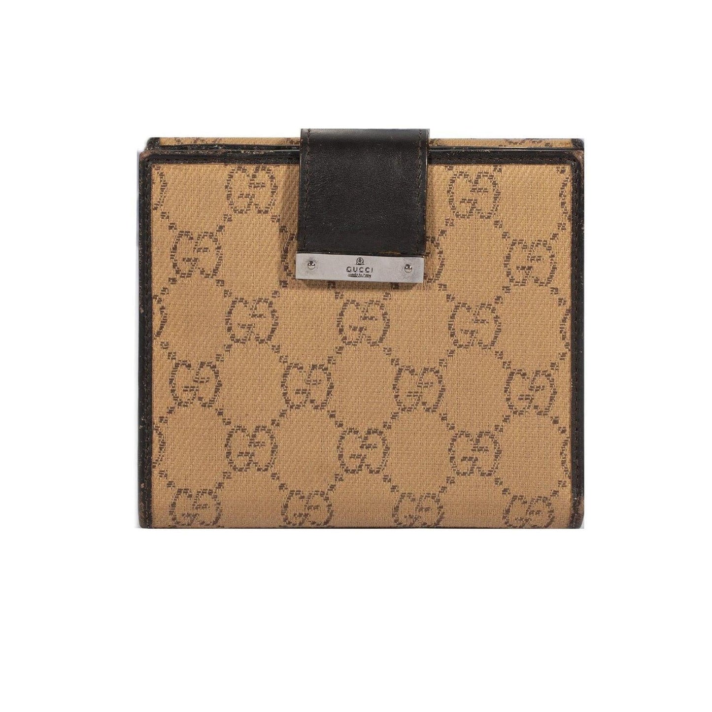 Gucci Vintage Monogram Compact Wallet