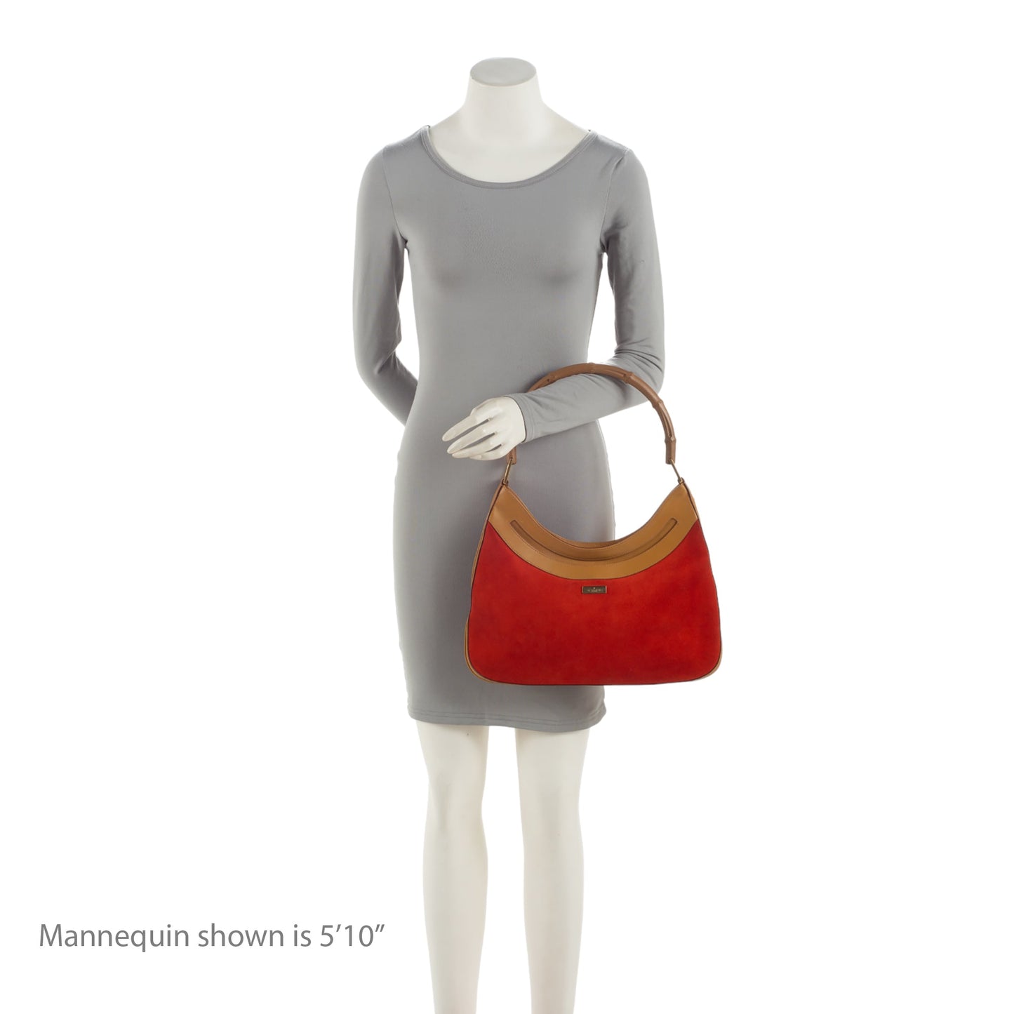 Gucci Vintage Suede Bamboo Medium Hobo (SHF-3Ppy3r)