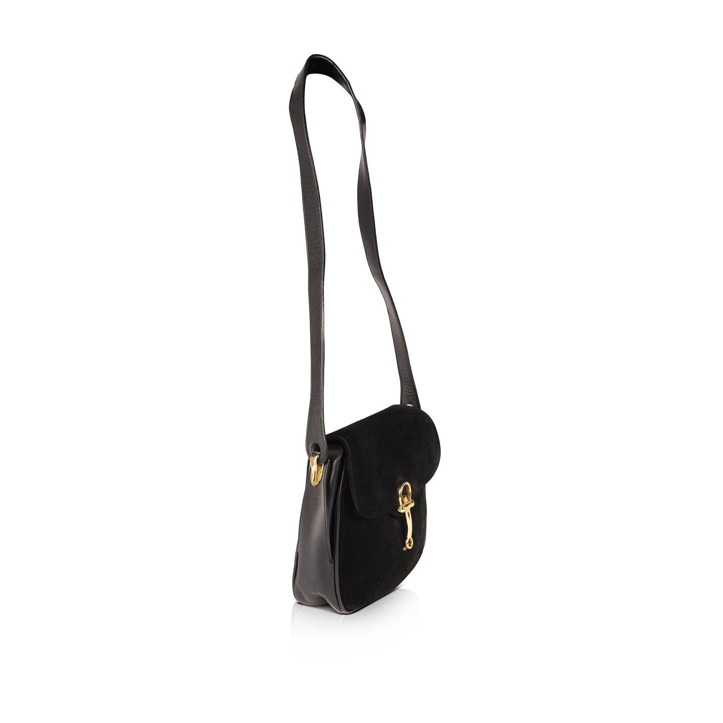 Gucci Vintage Suede Shoulder Bag