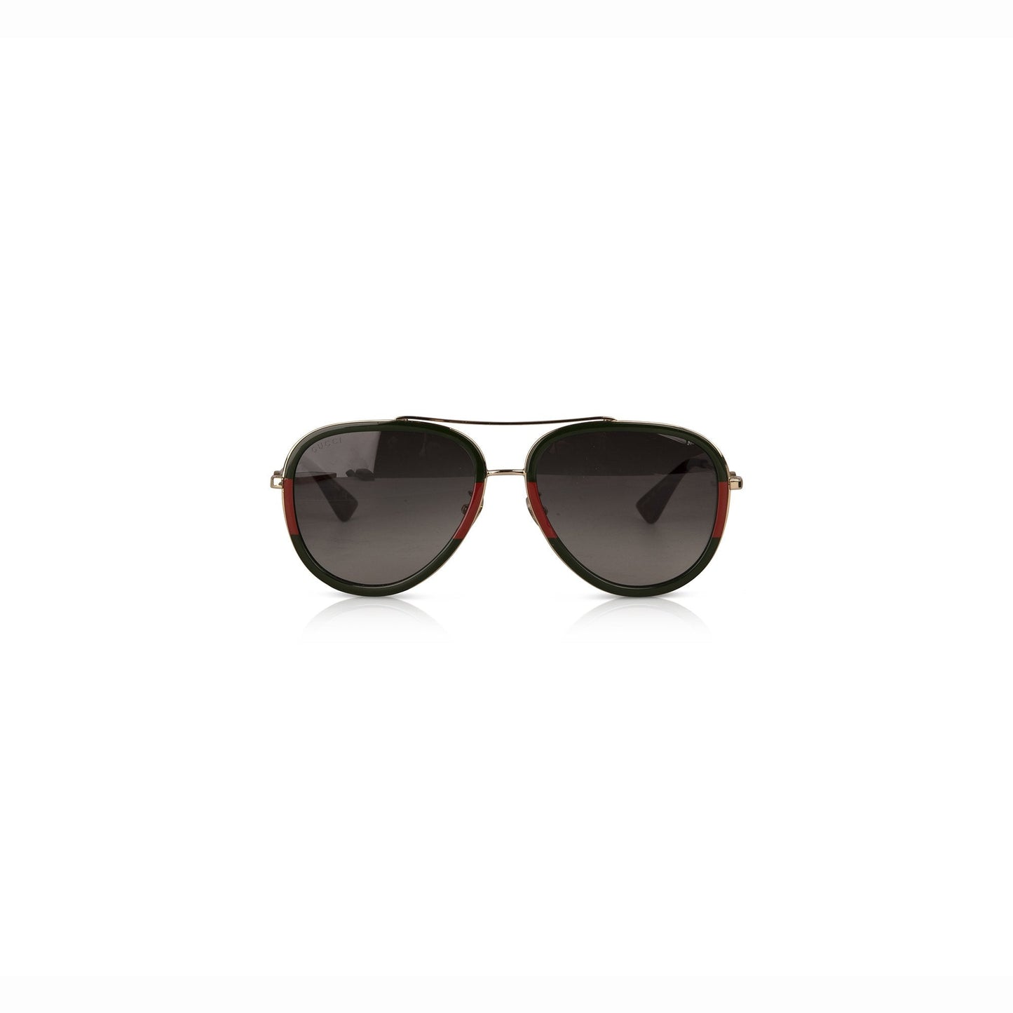 Gucci Web Accent Aviator Sunglasses