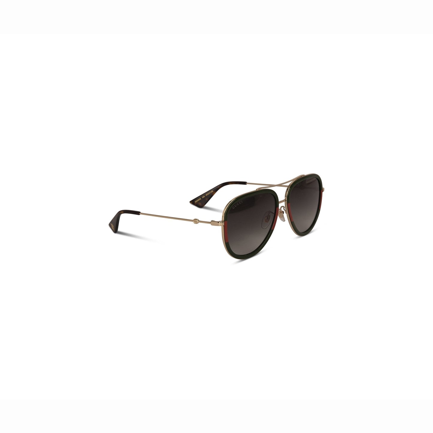 Gucci Web Accent Aviator Sunglasses