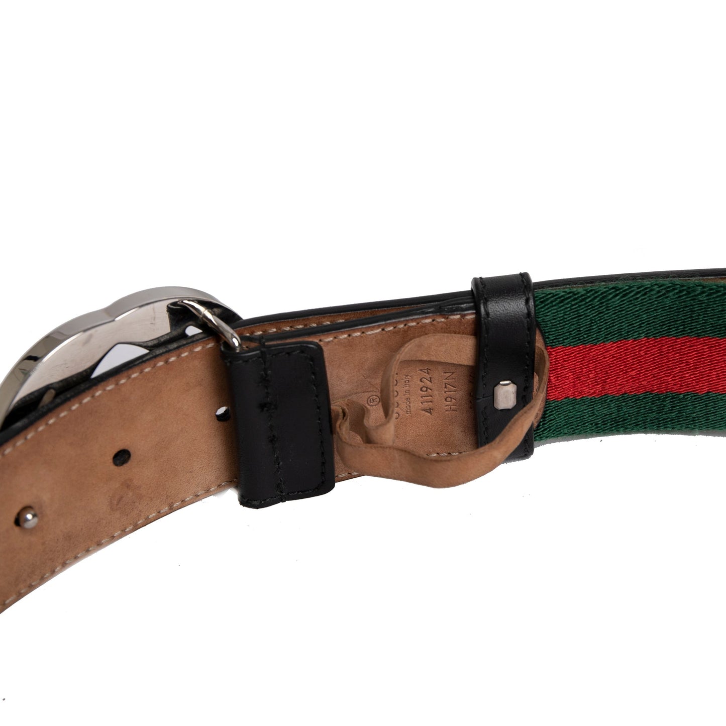 Gucci Web Belt with G Buckle