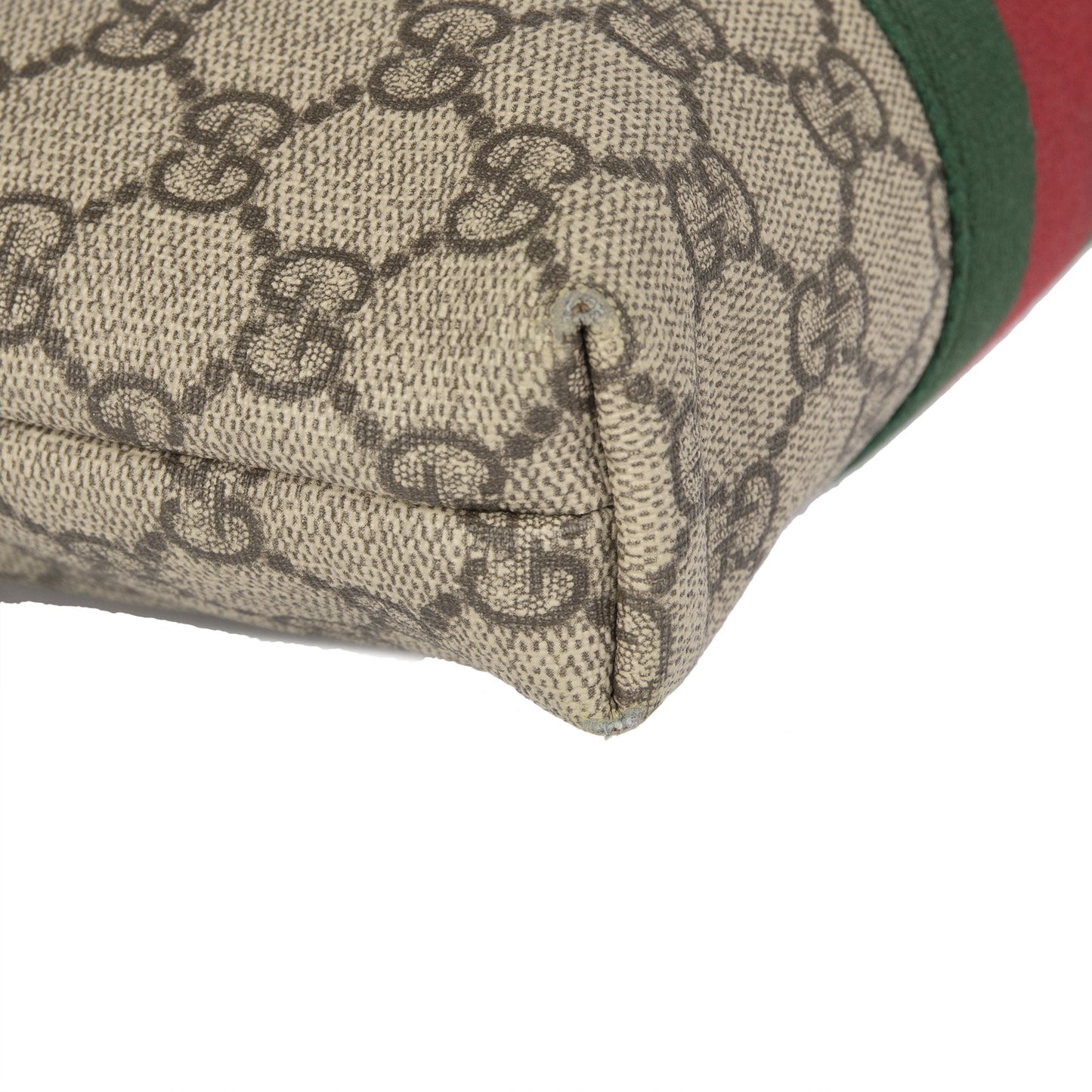 Gucci Web GG Supreme Flat Messenger Bag