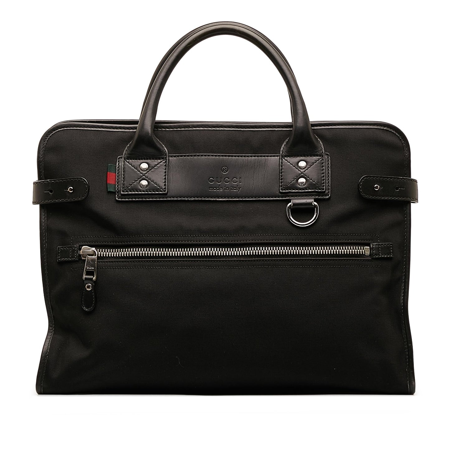 Gucci Web Nylon Business Bag (SHG-Y0mhDT)