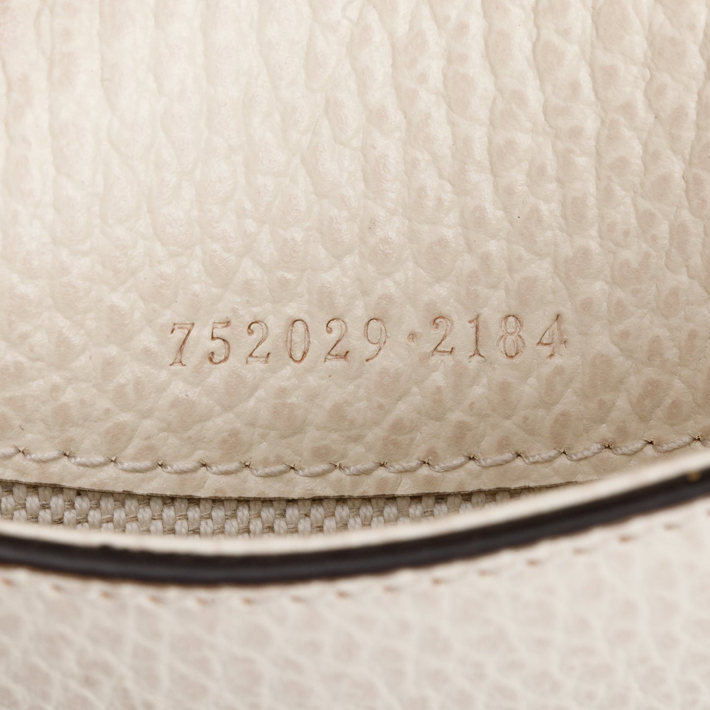 Gucci White Calfskin Leather Dionysus Mini Top Handle Bag
