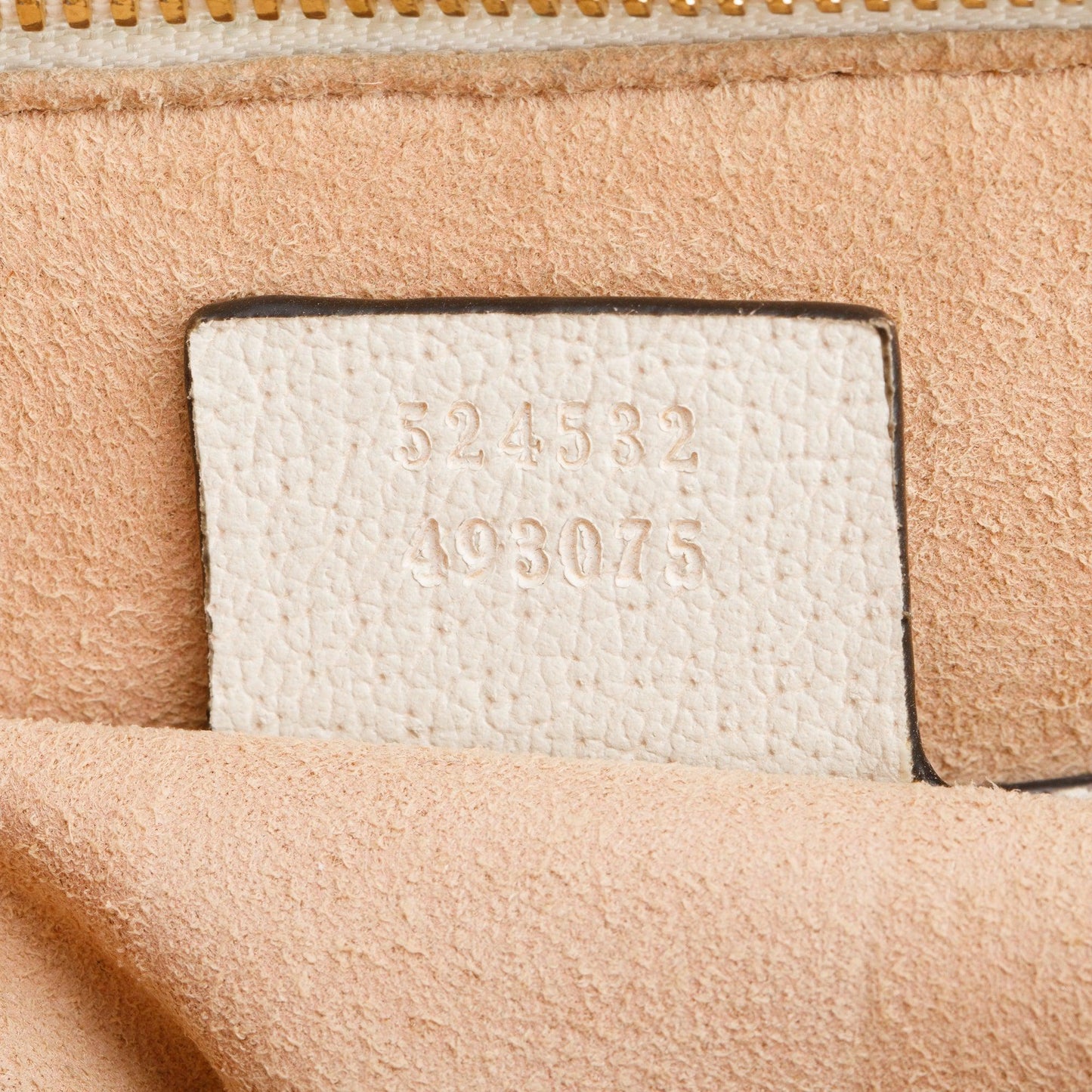 Gucci White Calfskin Leather Web Medium Ophidia Boston Bag