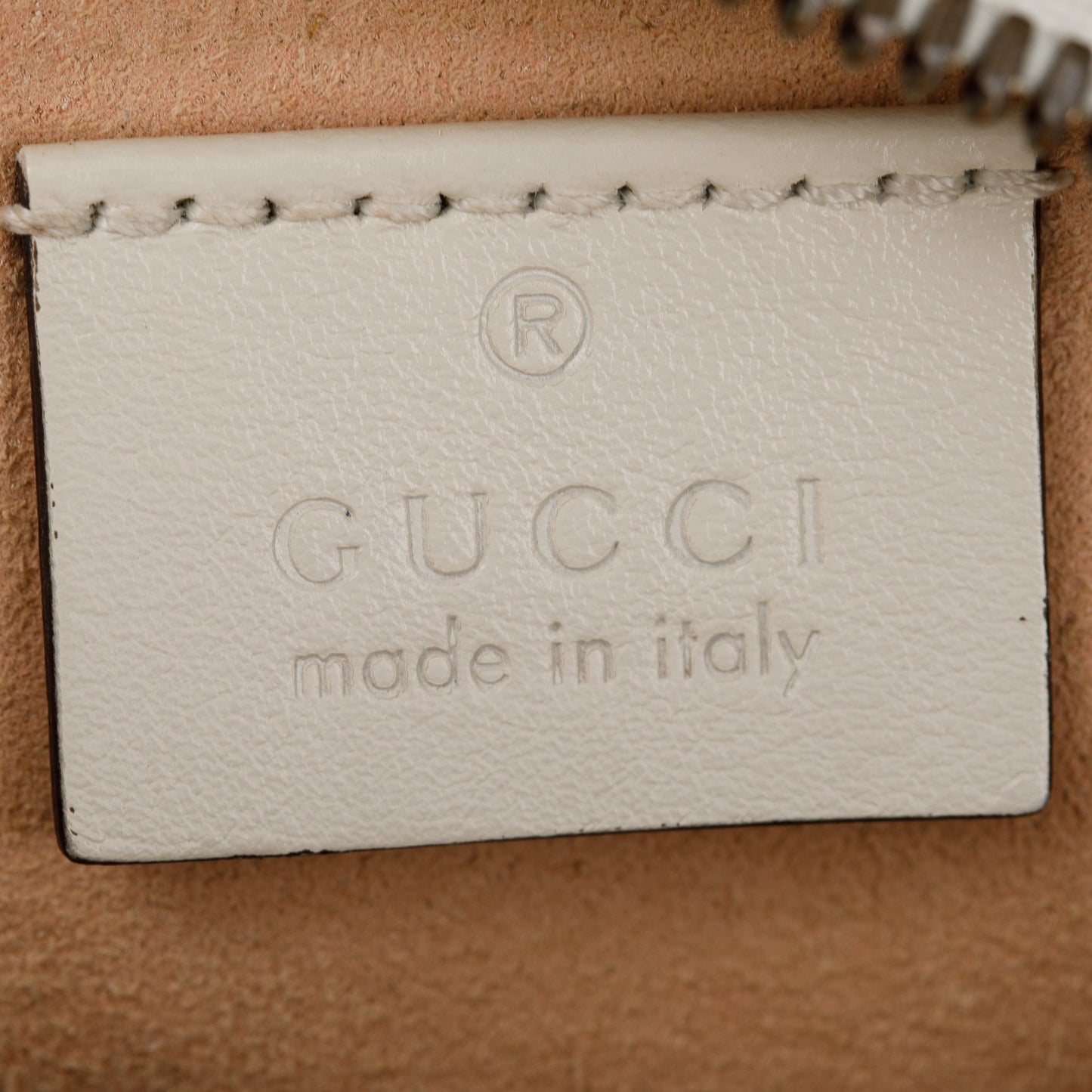 Gucci White GG Marmont Matelasse Leather Mini Round Shoulder Bag