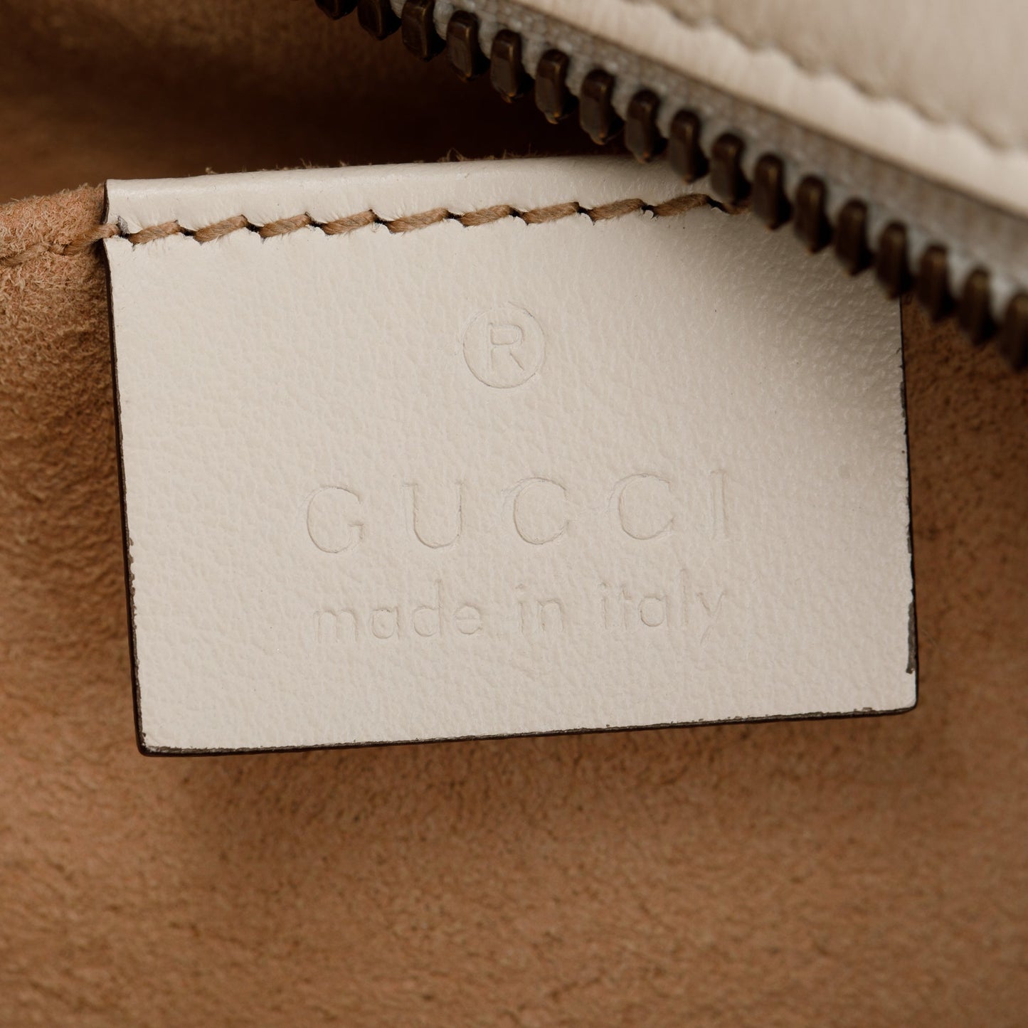 Gucci White GG Marmont Matelasse Small Shoulder Bag