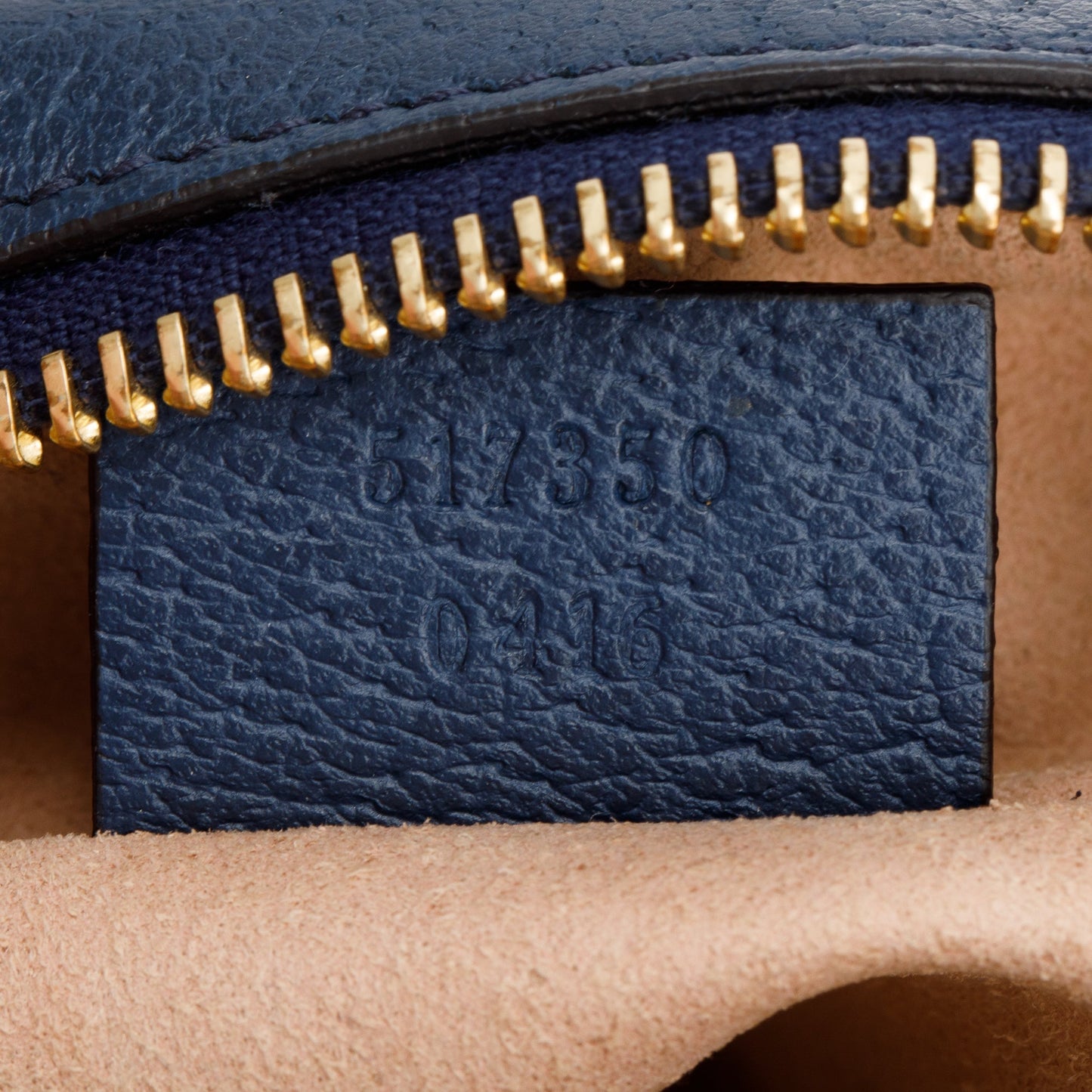 Gucci Blue Textured Dollar Calfskin Leather Mini Ophidia Crossbody Bag