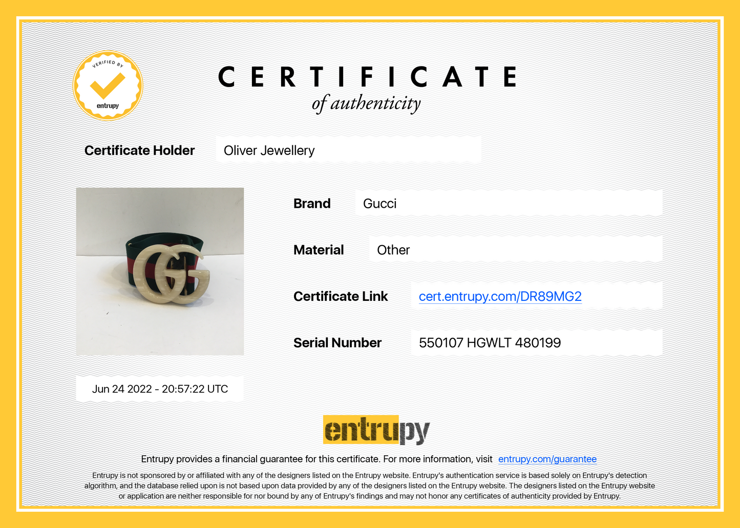 Gucci Wide Elastic Web Belt with GG Buckle