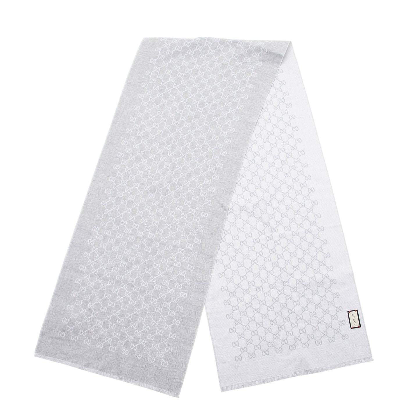 Gucci Wool GG Jacquard Scarf