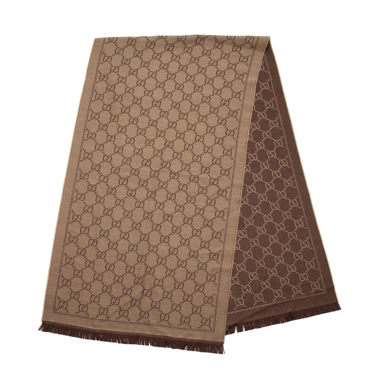 Gucci Wool GG Reversible Scarf (SHF-Uu5Q3H)