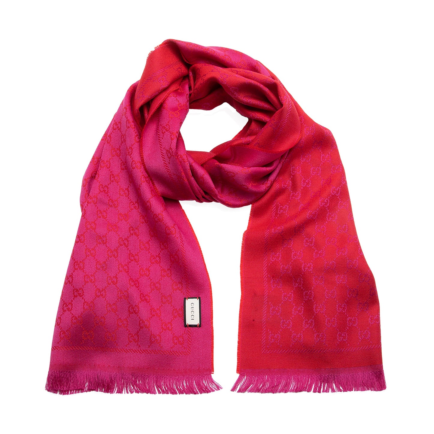 Gucci Wool GG Reversible Scarf (SHF-22569)