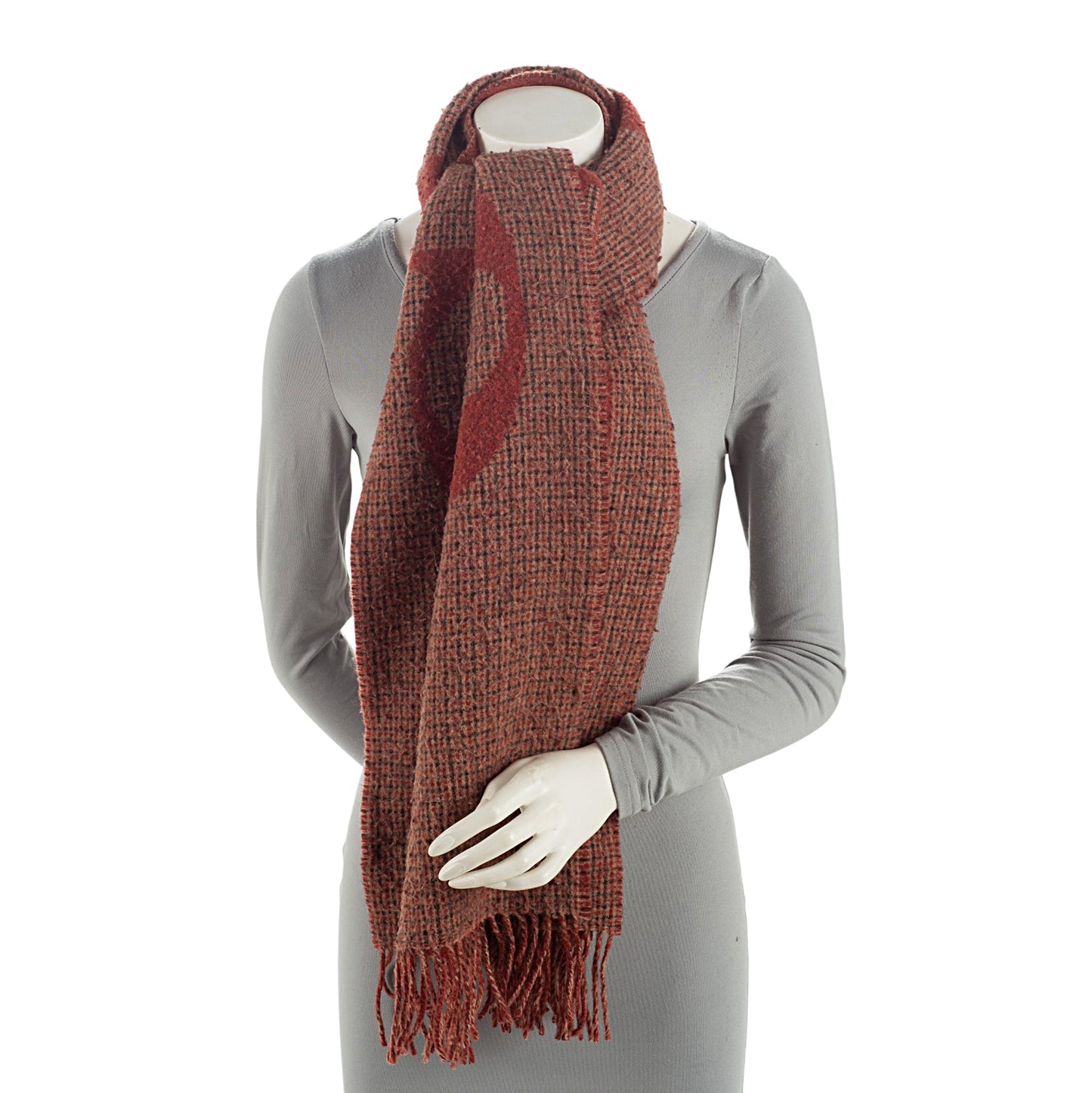 Gucci Wool Reversible Logo Scarf (SHF-GPF42i)