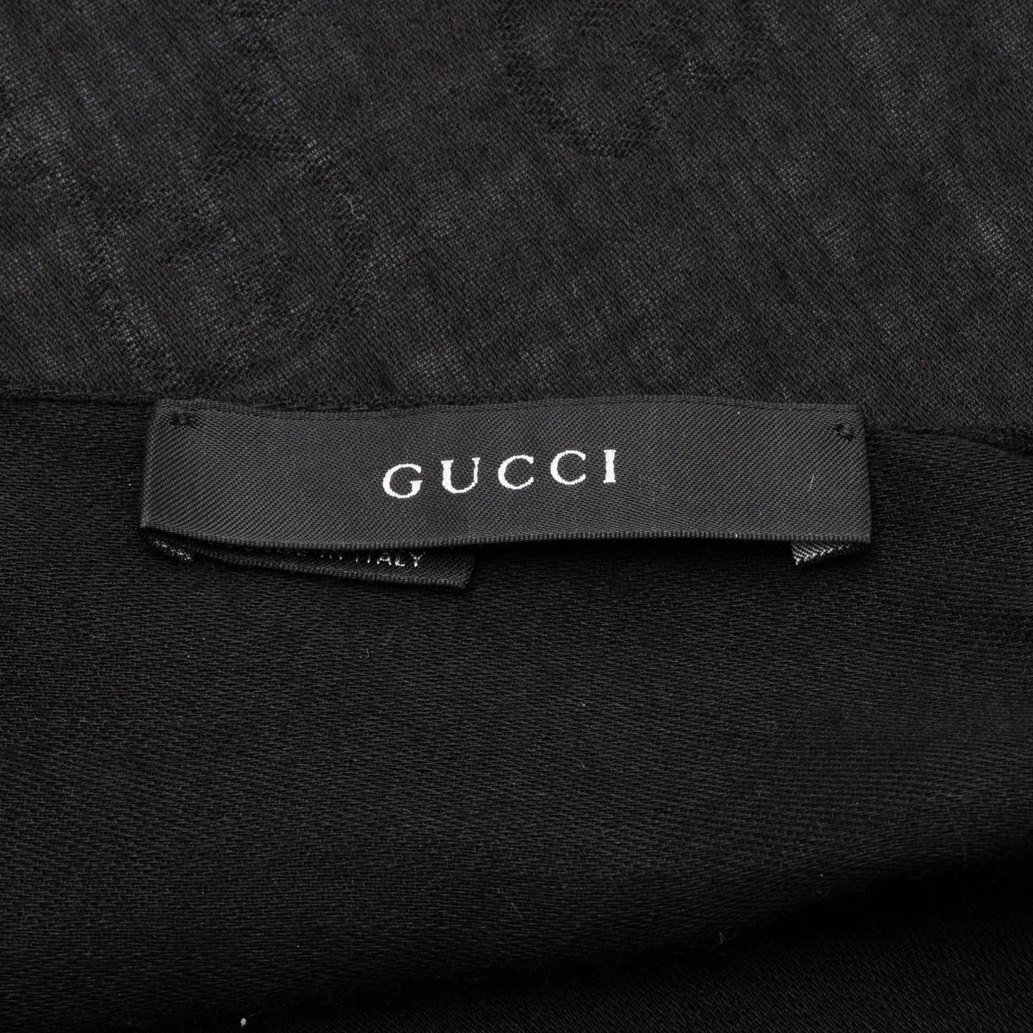 Gucci Wool Silk GG Scarf (SHF-23928)