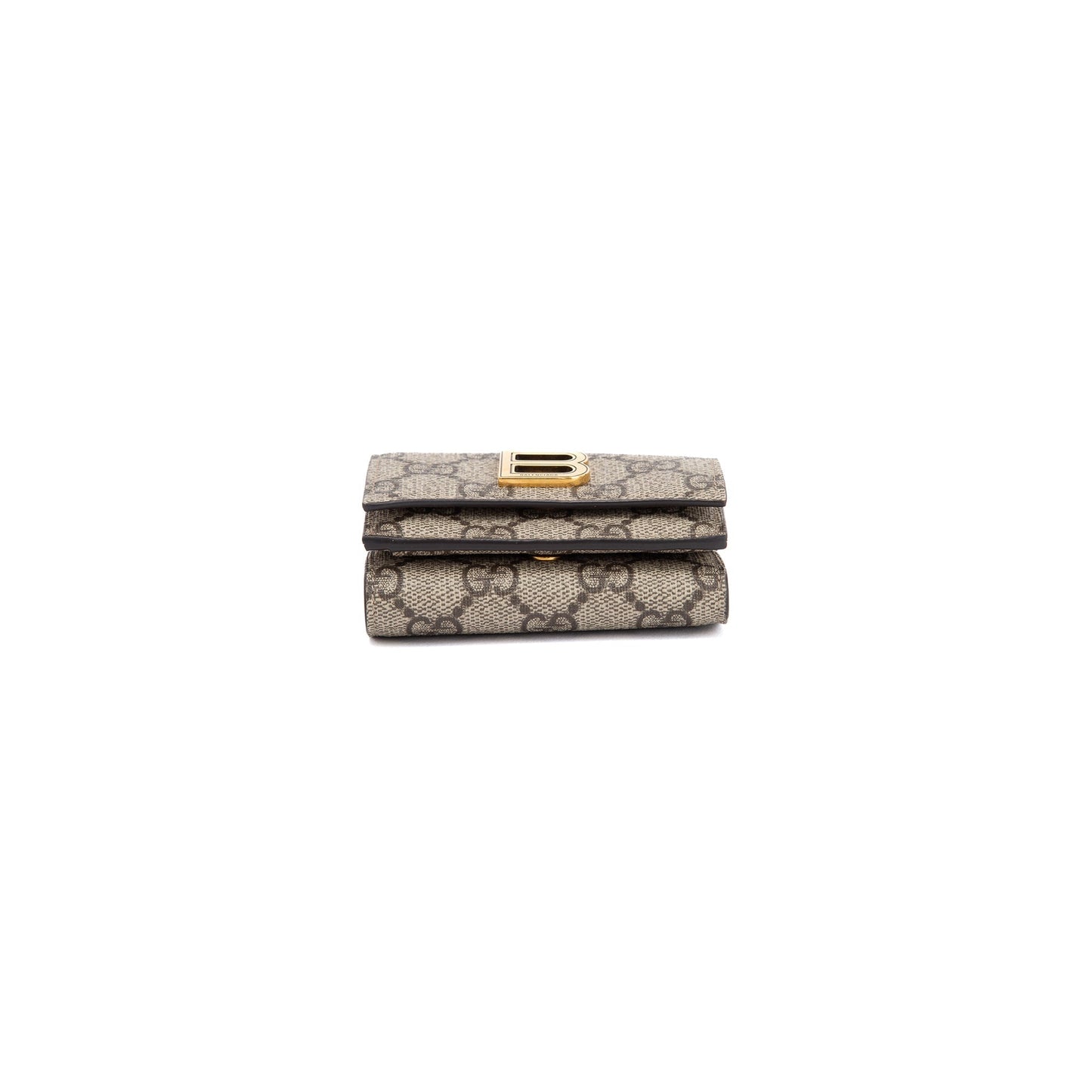 Gucci X Balenciaga The Hacker Project GG Supreme Hourglass Card Case Wallet