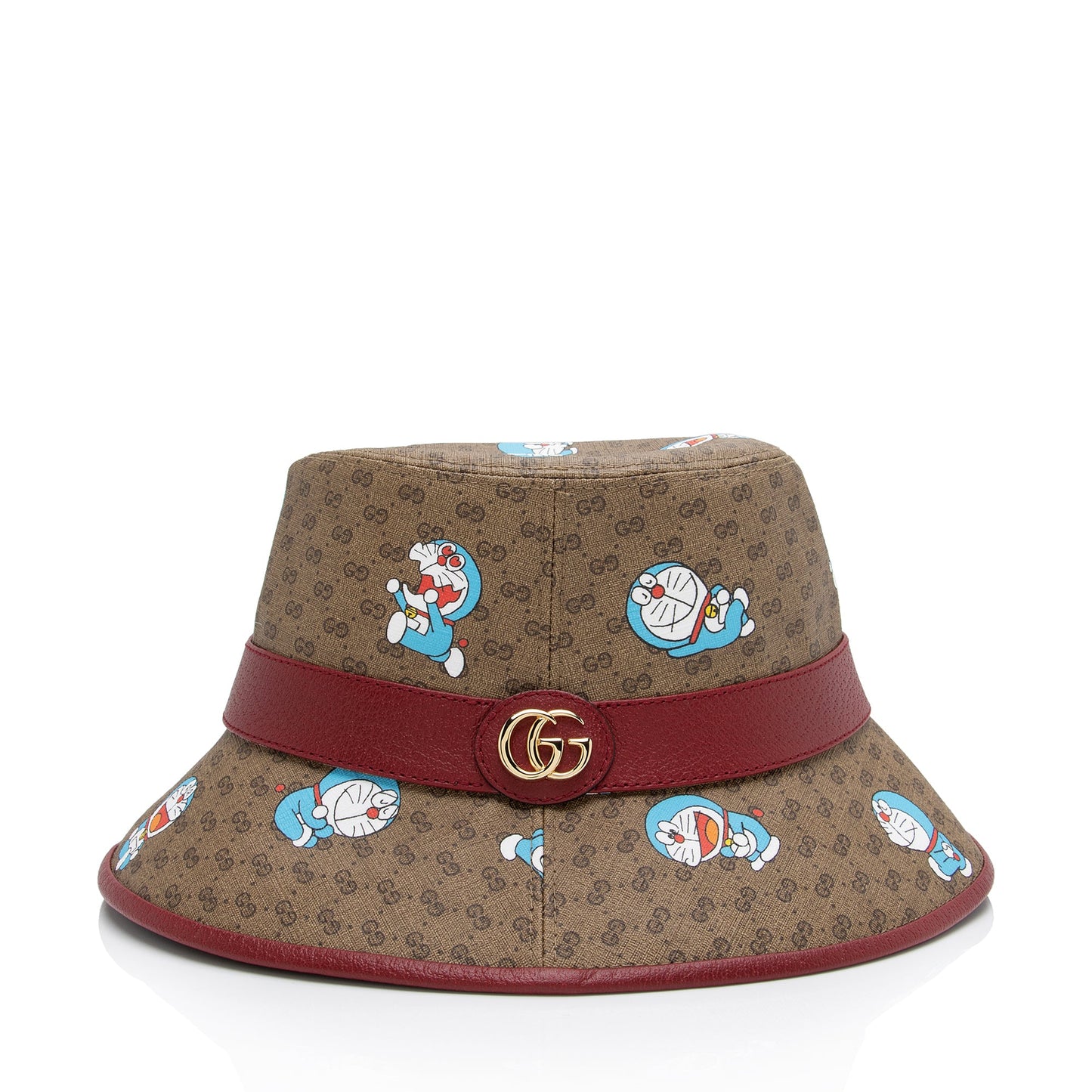 Gucci X Doraemon Micro GG Canvas Bucket Hat - Size M (SHF-SSQrP9)