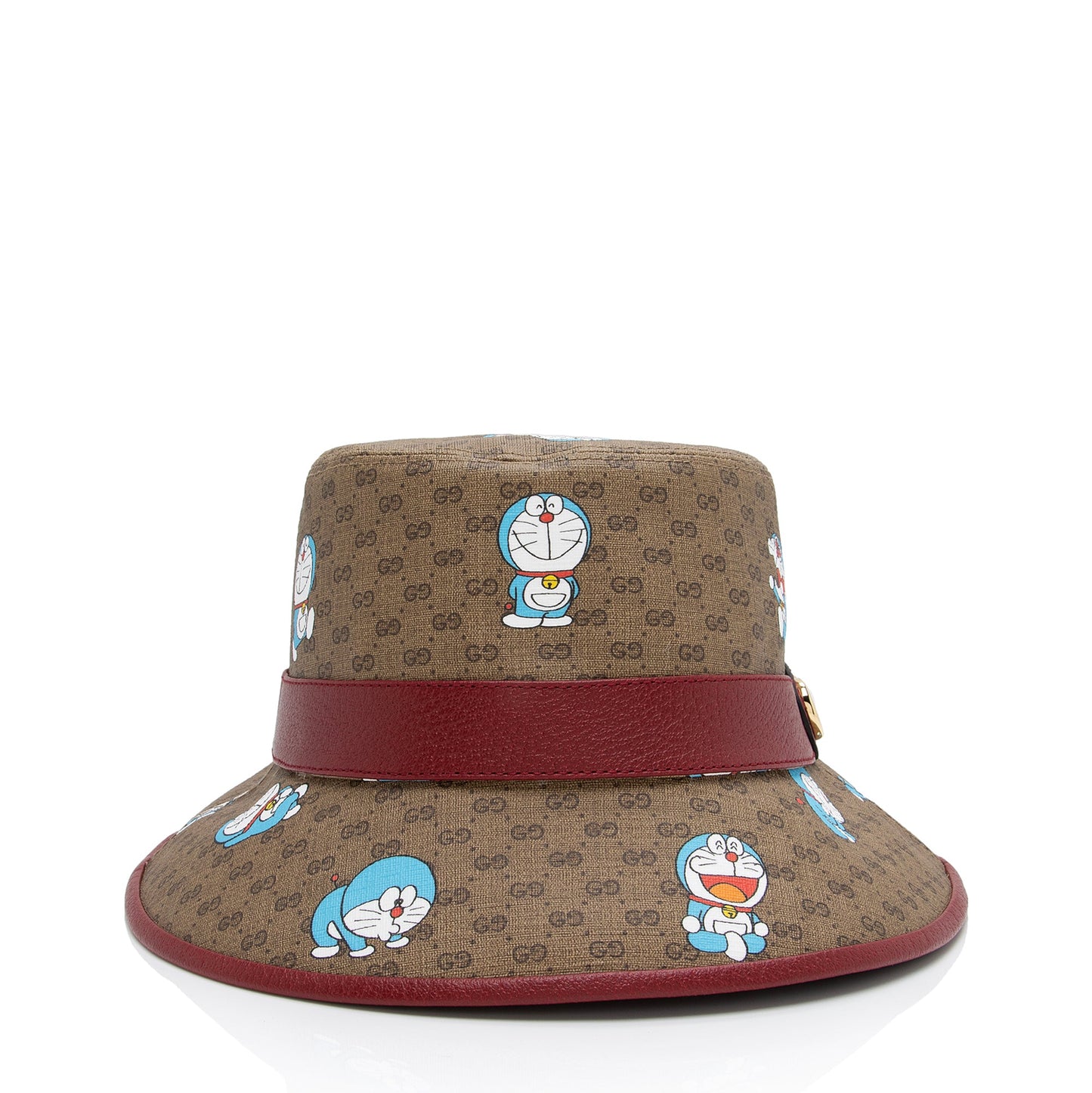 Gucci X Doraemon Micro GG Canvas Bucket Hat - Size M (SHF-SSQrP9)