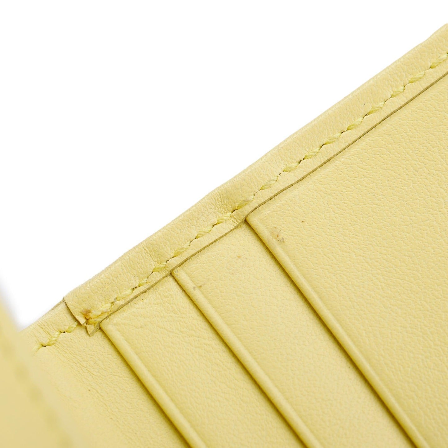 Gucci Yellow GG Marmont Matelasse Leather Mini Wallet On Chain