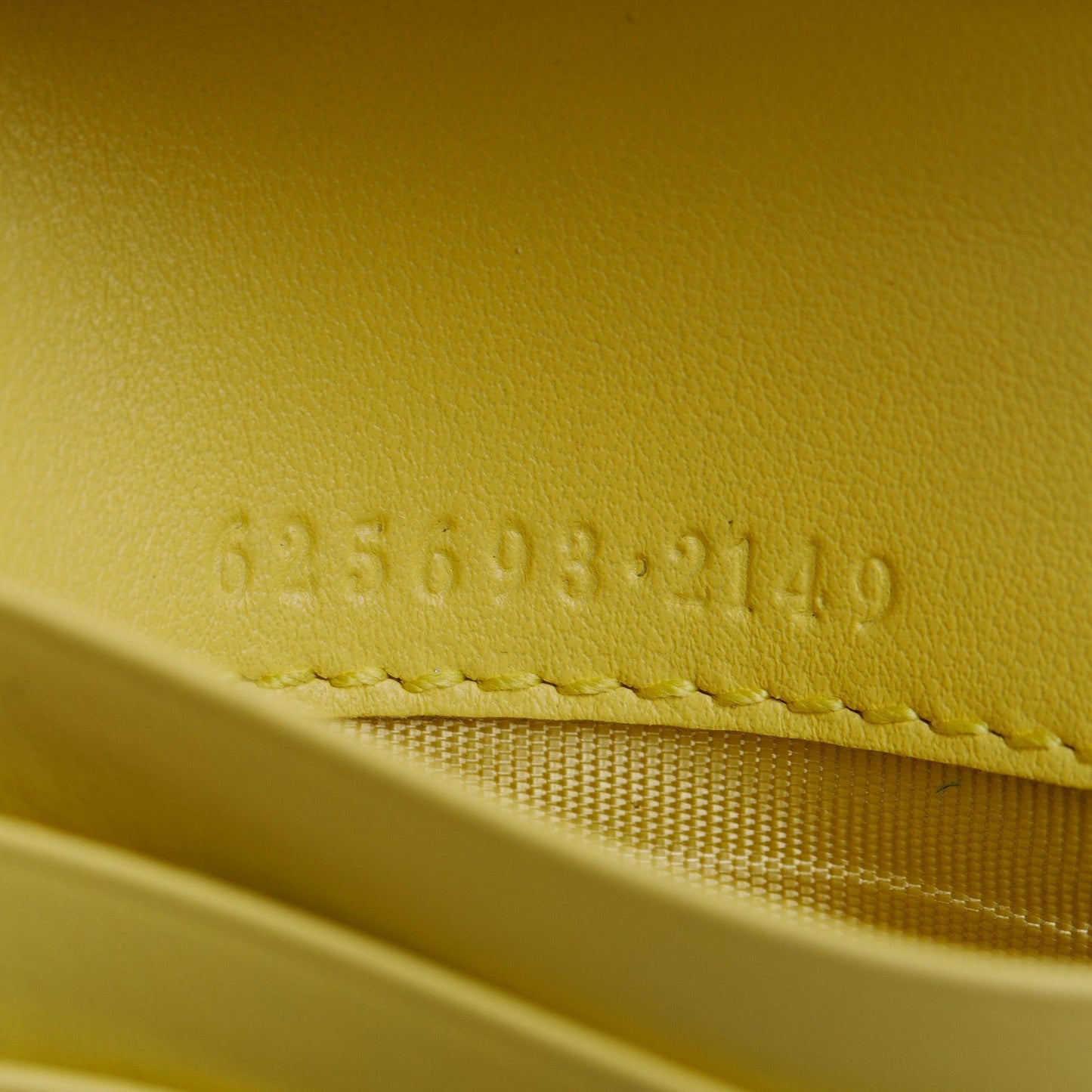 Gucci Yellow GG Marmont Matelasse Leather Mini Wallet On Chain