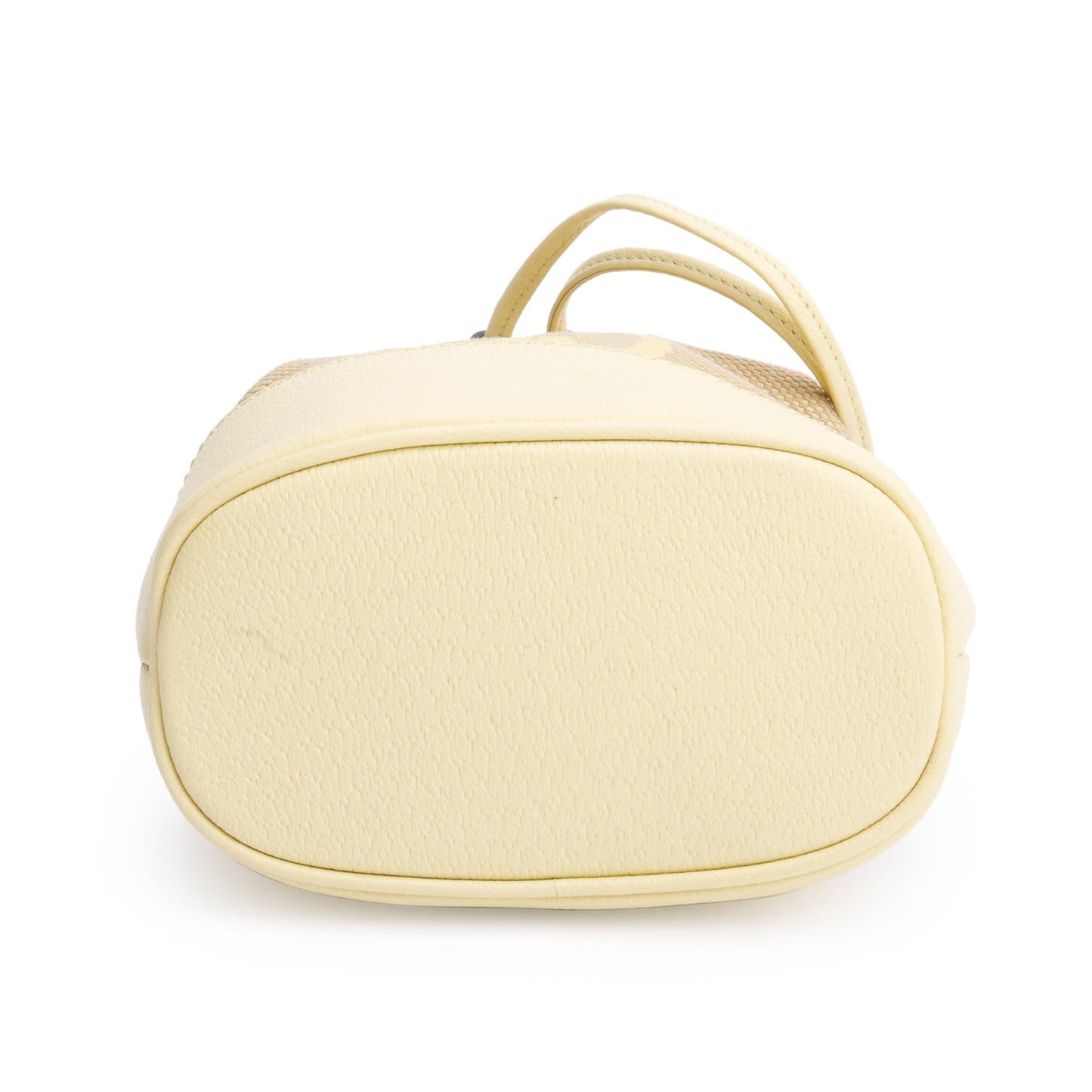 Gucci Yellow Jumbo GG Canvas & Leather Ophidia Mini Bucket Bag