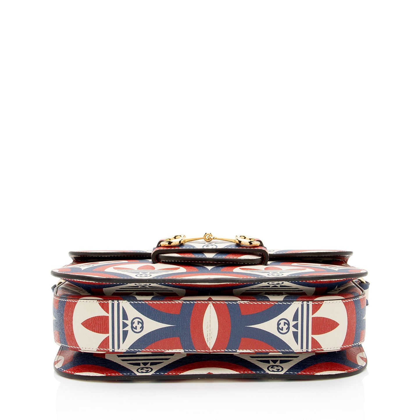 Gucci x Adidas Calfskin Interlocking G Horsebit 1955 Medium Shoulder Bag