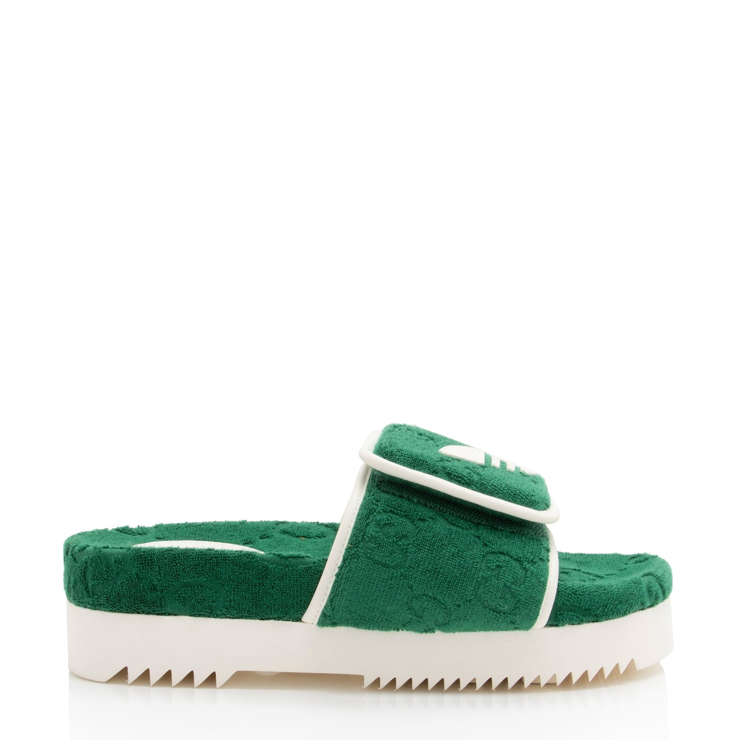 Gucci x Adidas GG Terry Cloth Platform Slides - Size 9 / 39 (SHF-cuOoc7)