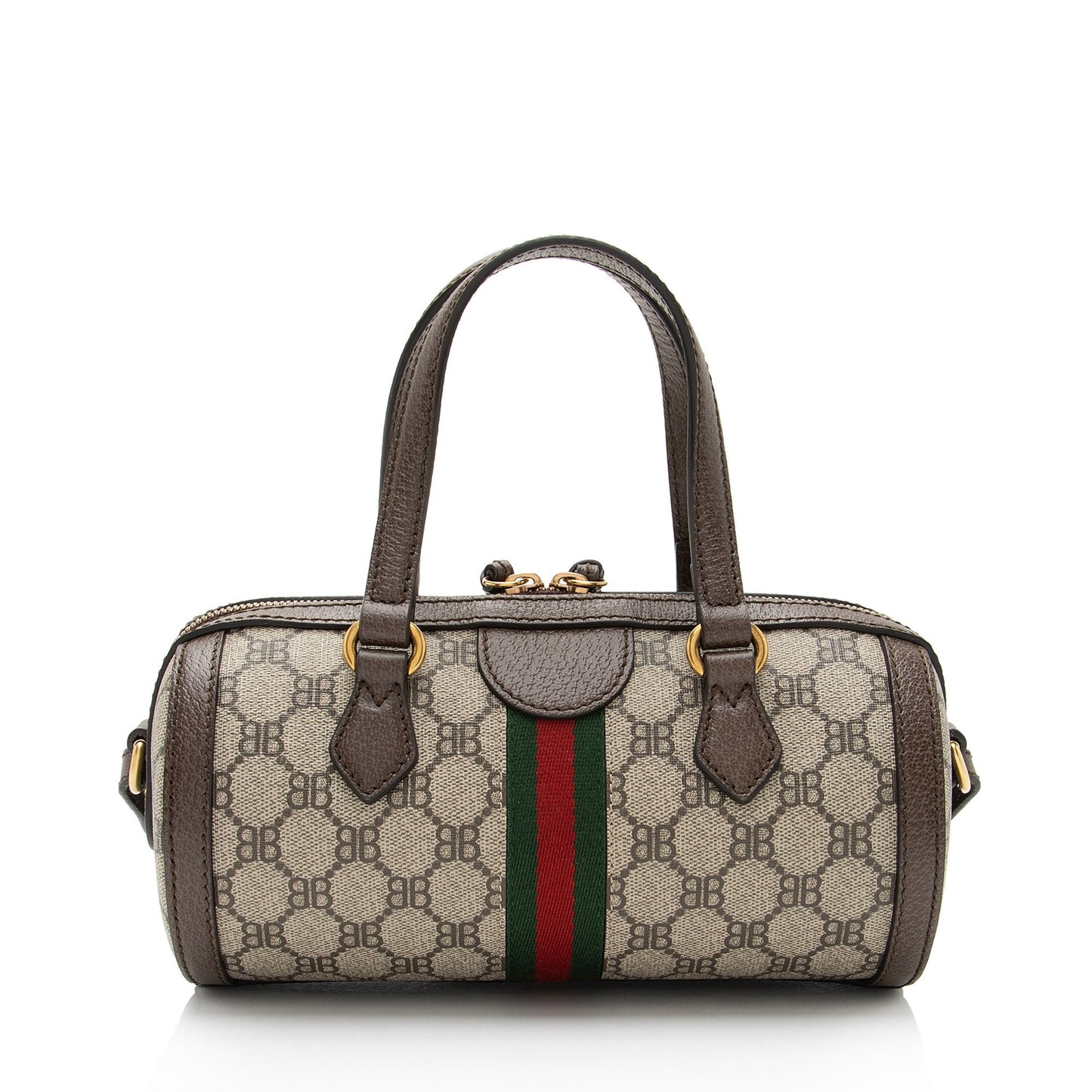 Gucci x Luxury Balenciaga Trending 2025 BB Supreme Monogram Web Ophidia Boston Bag (SHF-XYpX9x)
