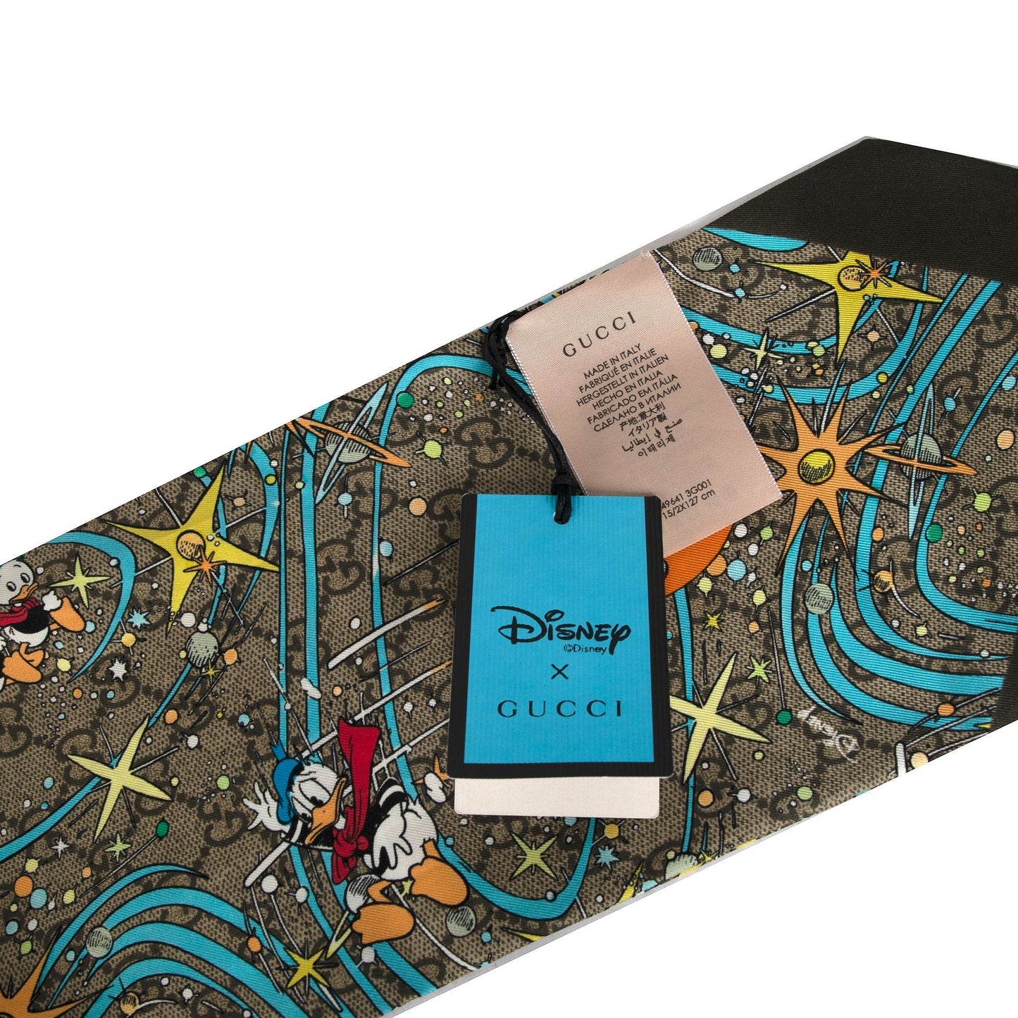 Gucci x Disney Donald Duck Silk Scarf