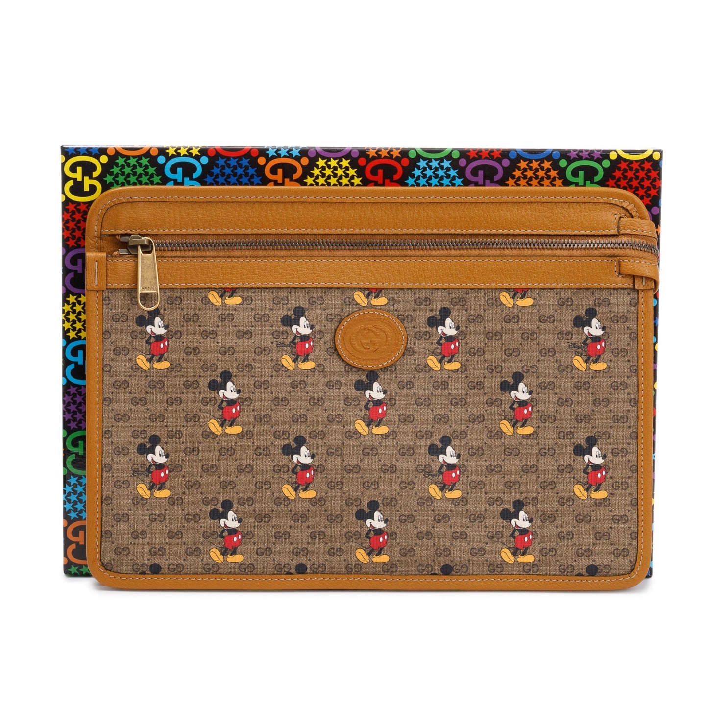 Gucci x Disney GG Supreme Mickey Mouse Pouch