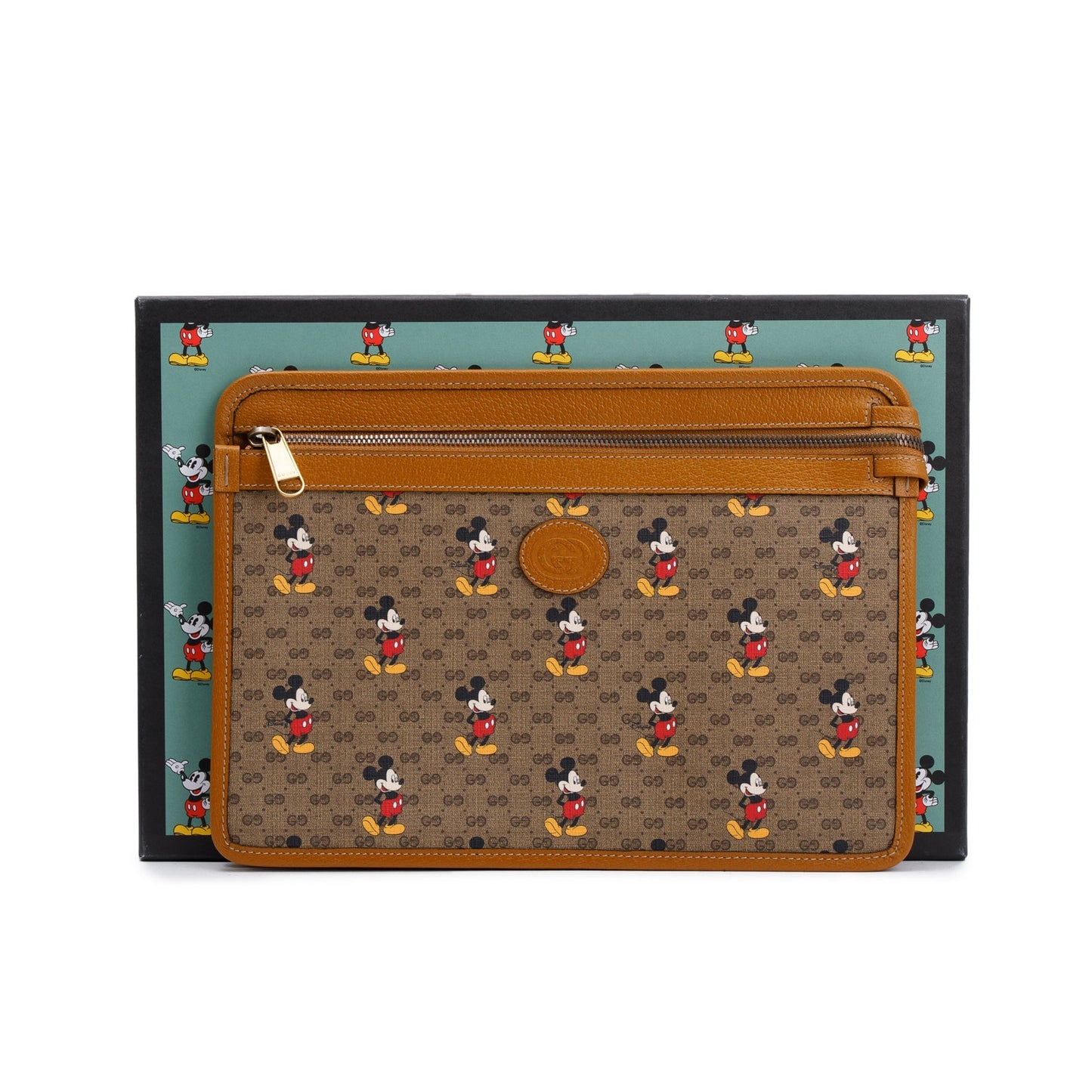 Gucci x Disney GG Supreme Mickey Mouse Pouch