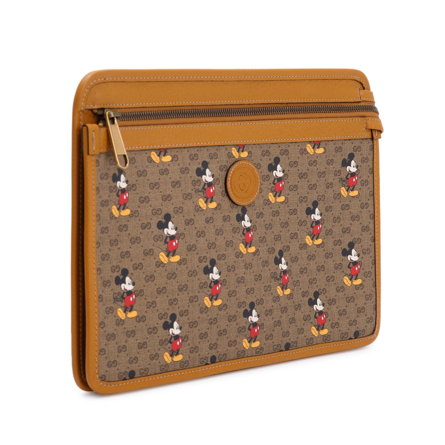 Gucci x Disney GG Supreme Mickey Mouse Pouch