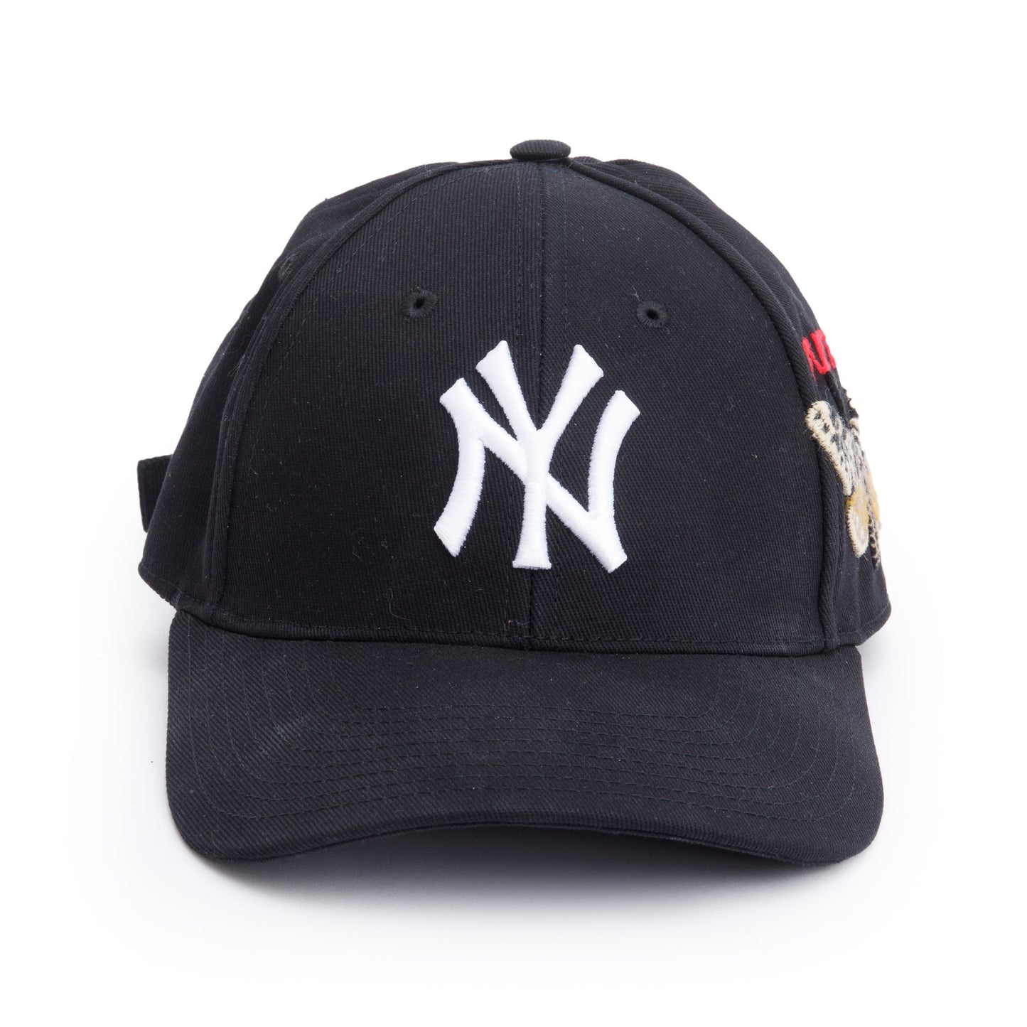 Gucci x MLB Black Canvas NY Yankees Baseball Hat, Size S 57