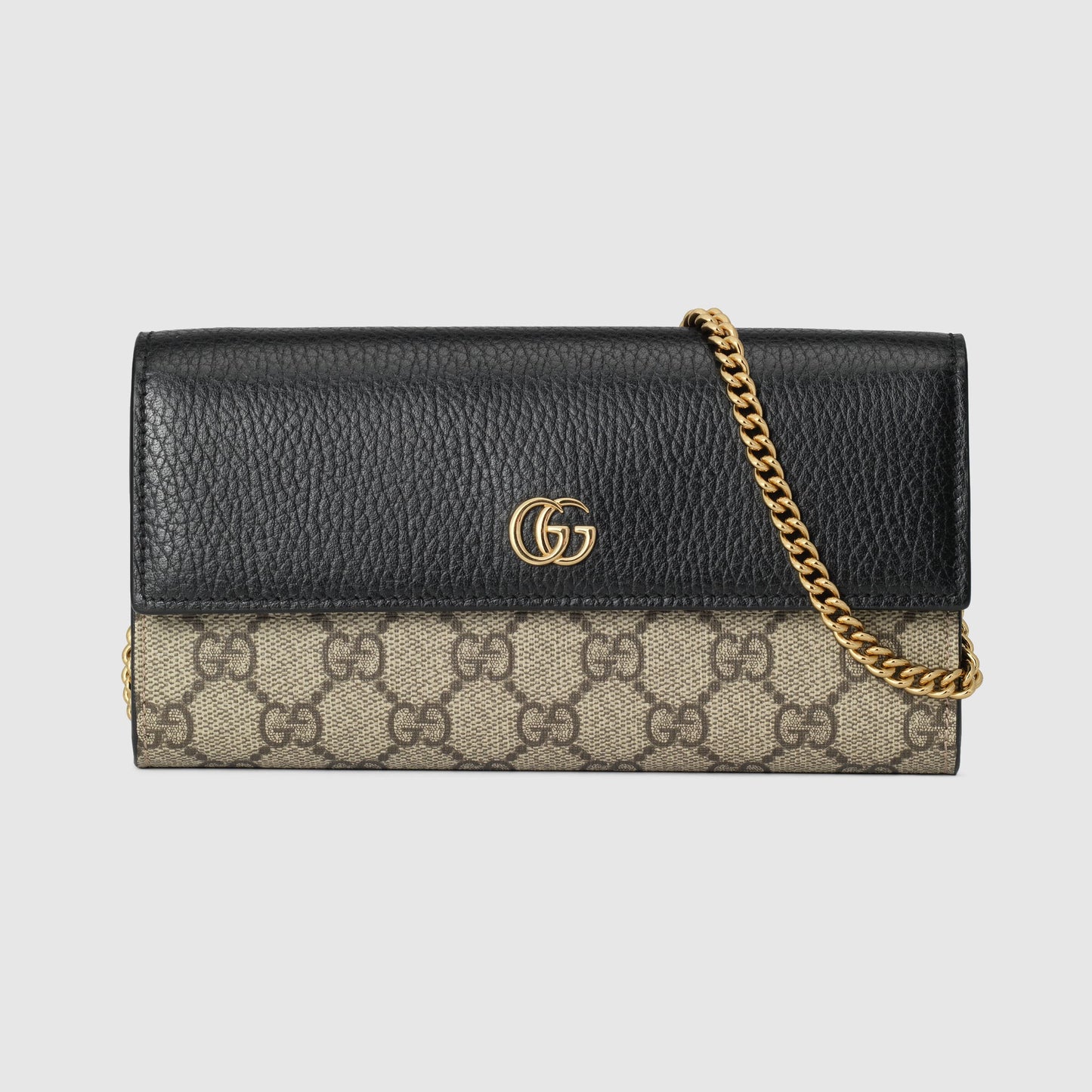 Gucci GG Marmont Chain Wallet in Black