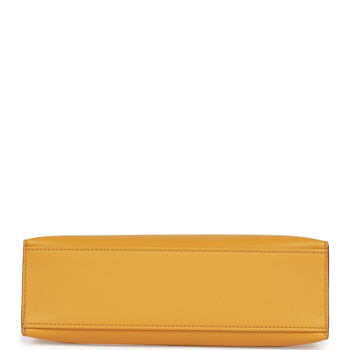 Luxury Hermes Kelly Pochette Jaune Ambre Swift Gold Hardware