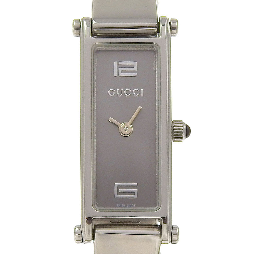 GUCCI Watches Quartz 1500L Stainless Steel Silver gray dial Women