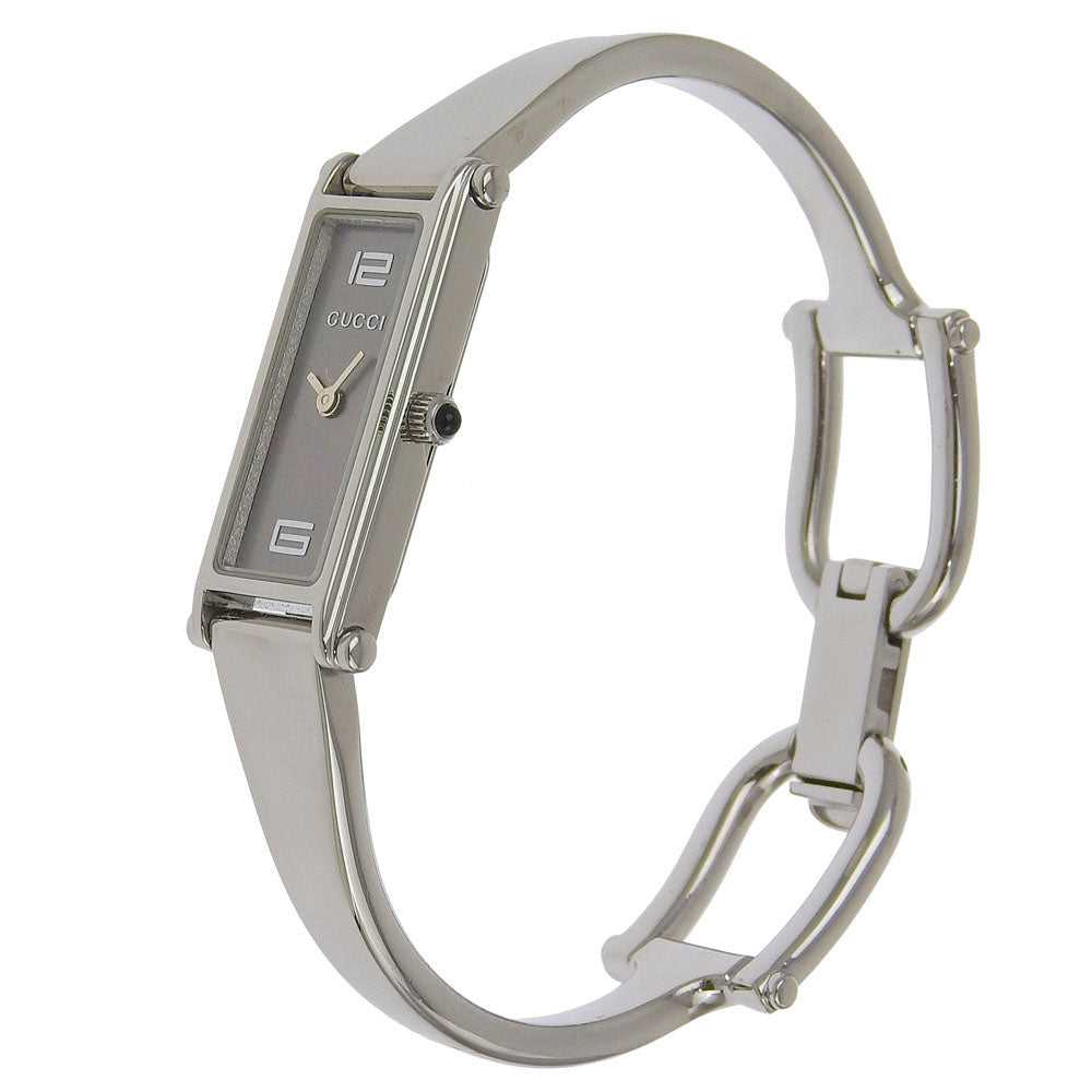 GUCCI Watches Quartz 1500L Stainless Steel Silver gray dial Women